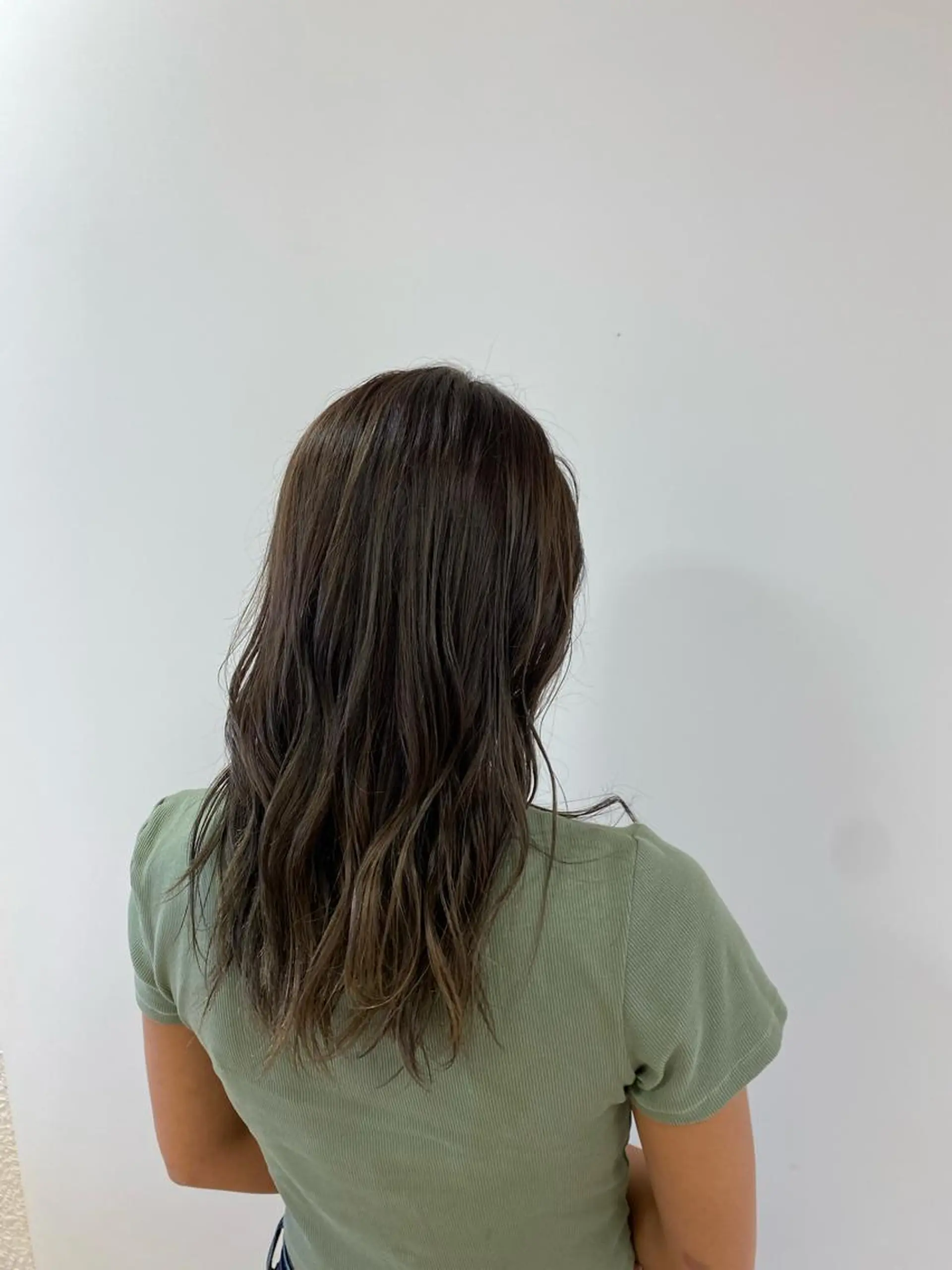 ミディアム カラー ヘアカラー トリートメント ヘアセット ハイトーン/ウルフ /レイヤー/坂野幸伸のヘアスタイル