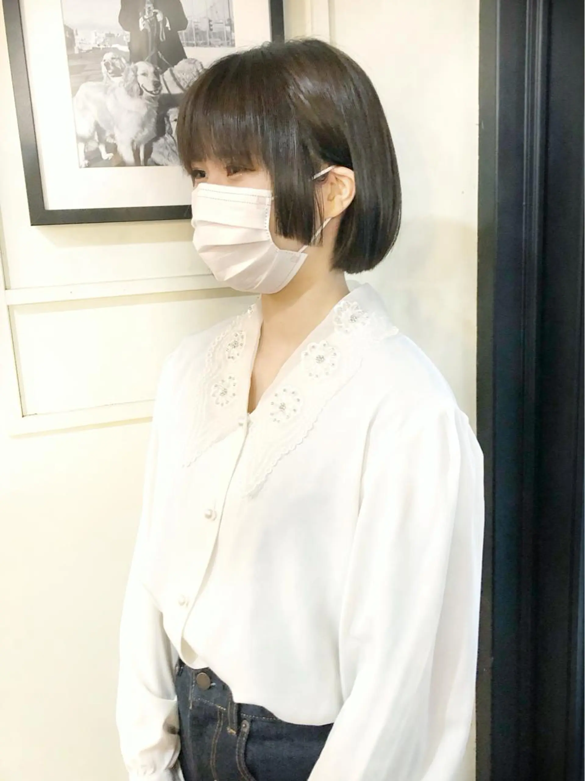 ショート カット 縮毛矯正 トリートメント 🌿ダブルカラー/ 明大前/中村渓太のヘアスタイル