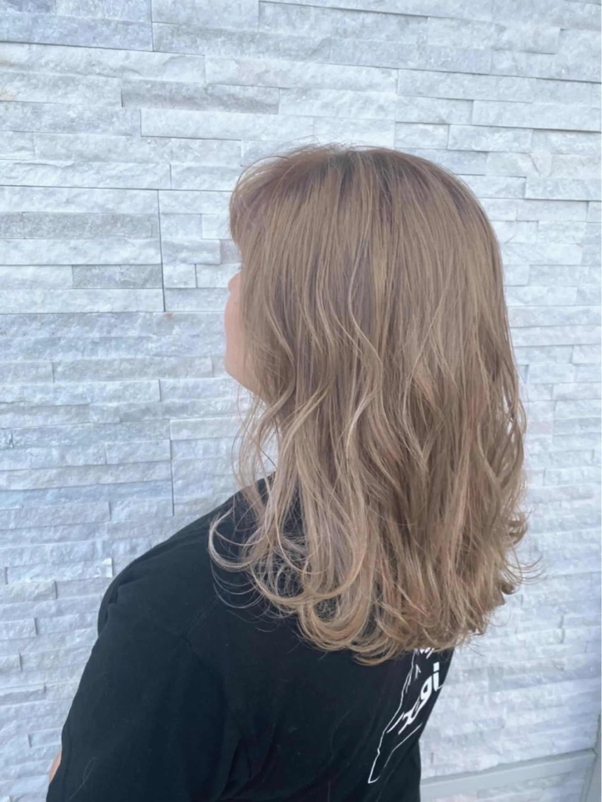 セミロング カラー 豊橋美容院 ソンリエのヘアスタイル