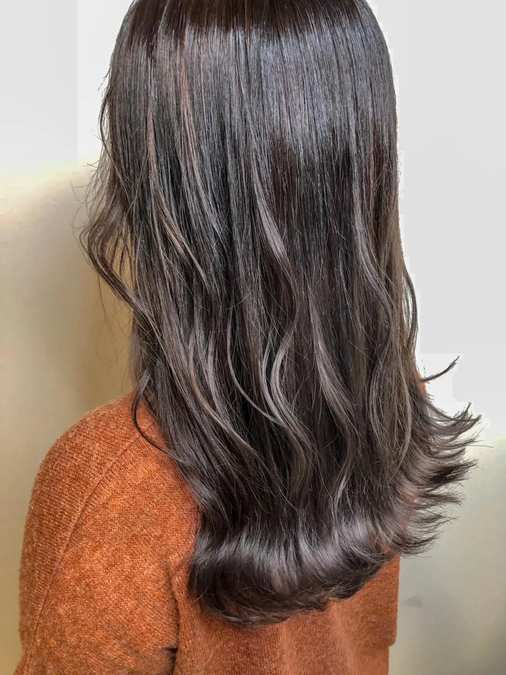 セミロング カラー ヘアアレンジ 髪質改善 MAKIのヘアスタイル