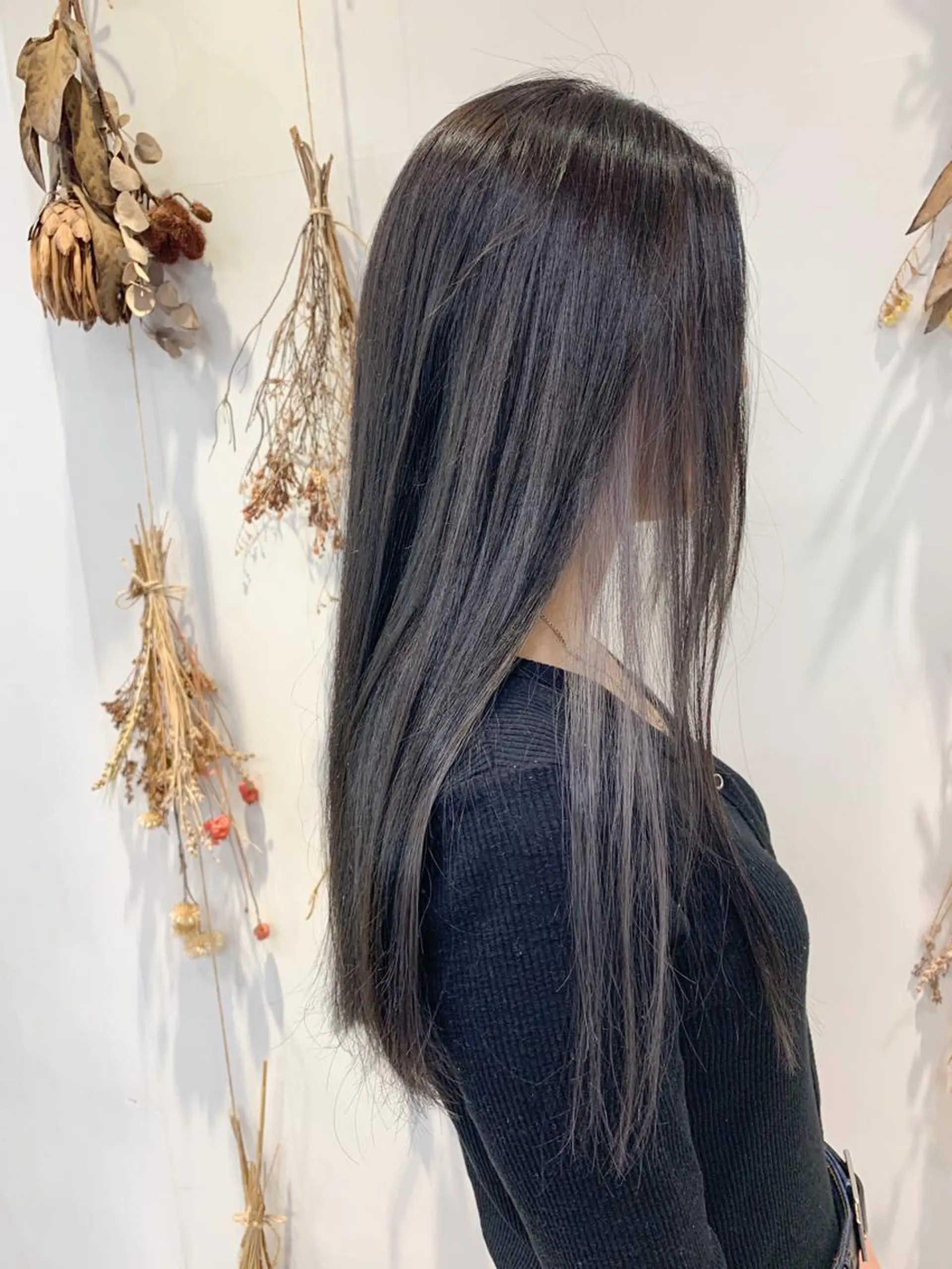 ロング カラー 縮毛矯正/髪質改善 /韓国風　山川春輝のヘアスタイル