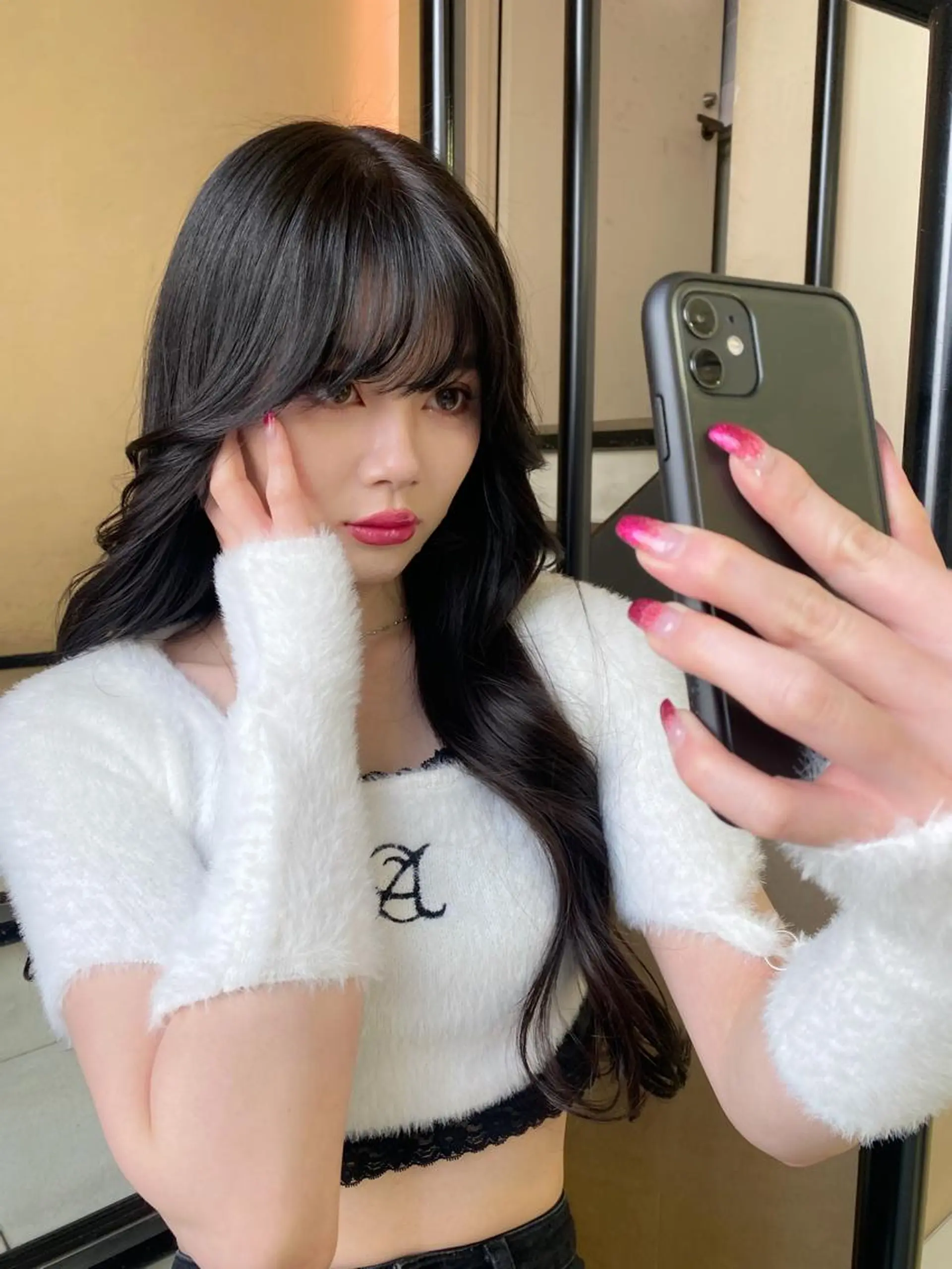 ロング カット レイヤーカット カノン🩷のヘアスタイル