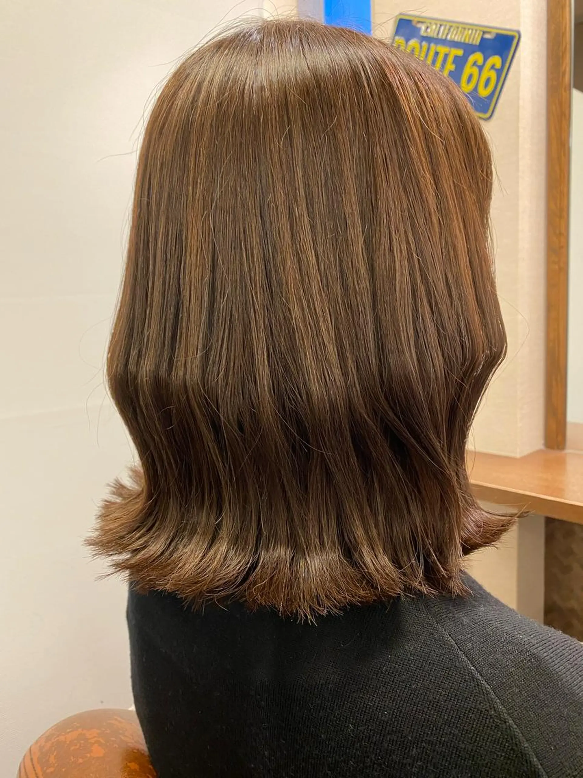 ミディアム カラー ヘアカラー liL  hair サトウリョウタのヘアスタイル