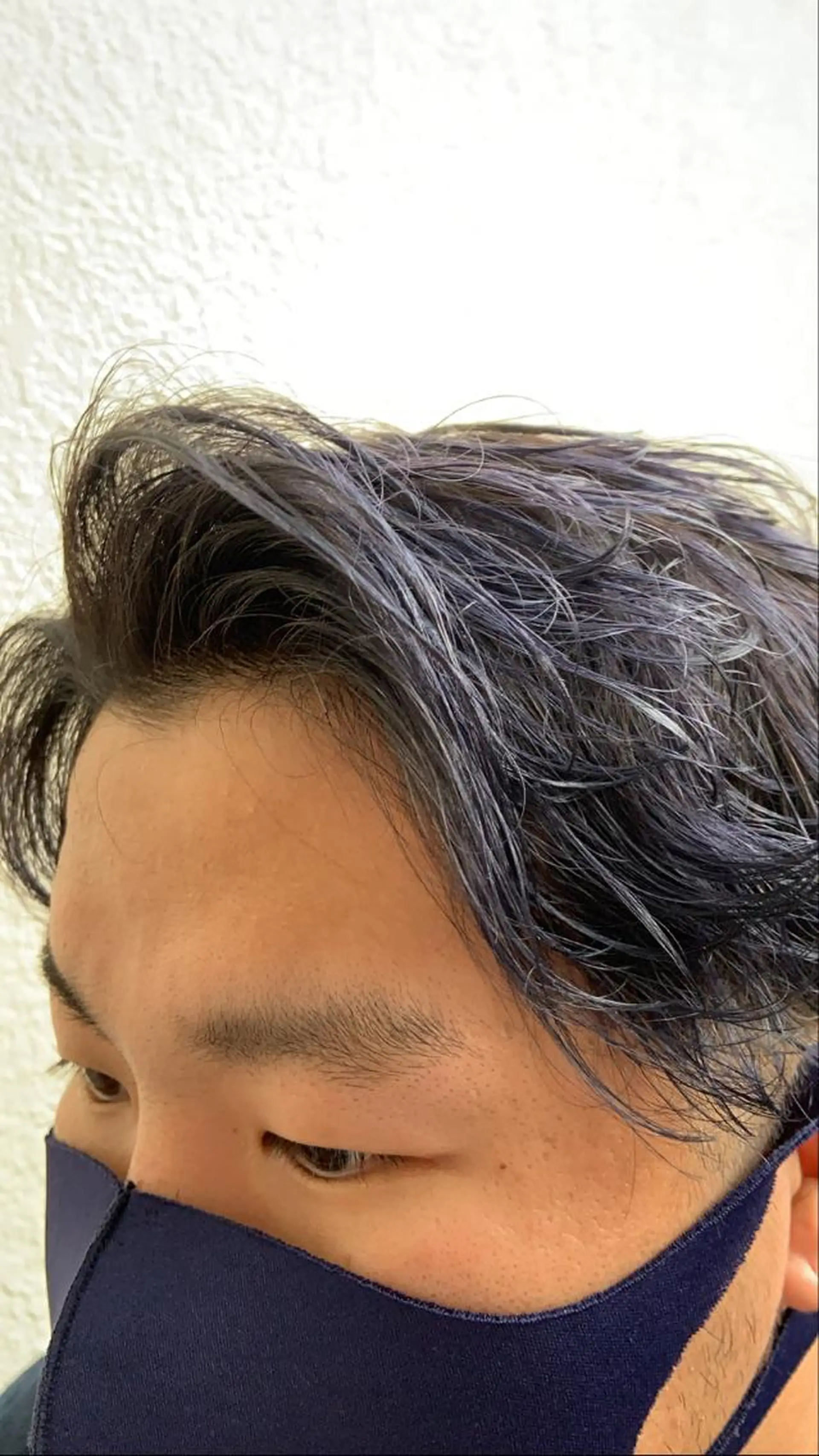 カラー メンズ ネイビーカラー シルバー カット ヘアカラー トリートメント ✨メンズスタイル✨ Daiのヘアスタイル