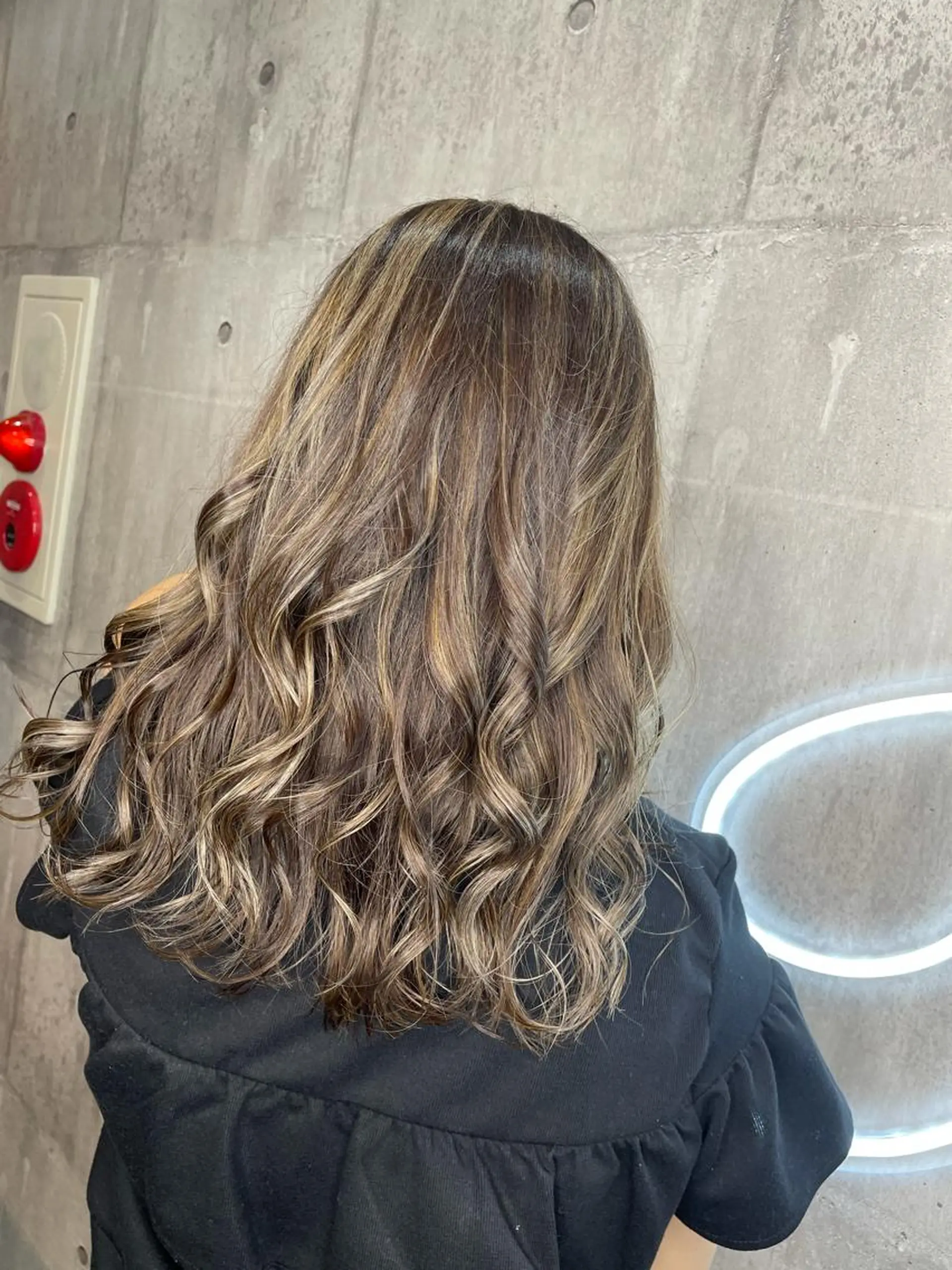 セミロング カラー パーマ ヘアアレンジ メンズ キッズ ネイル マツエク・マツパ シールエクステ メンズバレイヤージュ メンズハイライト メンズインナーカラー メンズ韓国風 北千住10分 肥高　壮汰のヘアスタイル