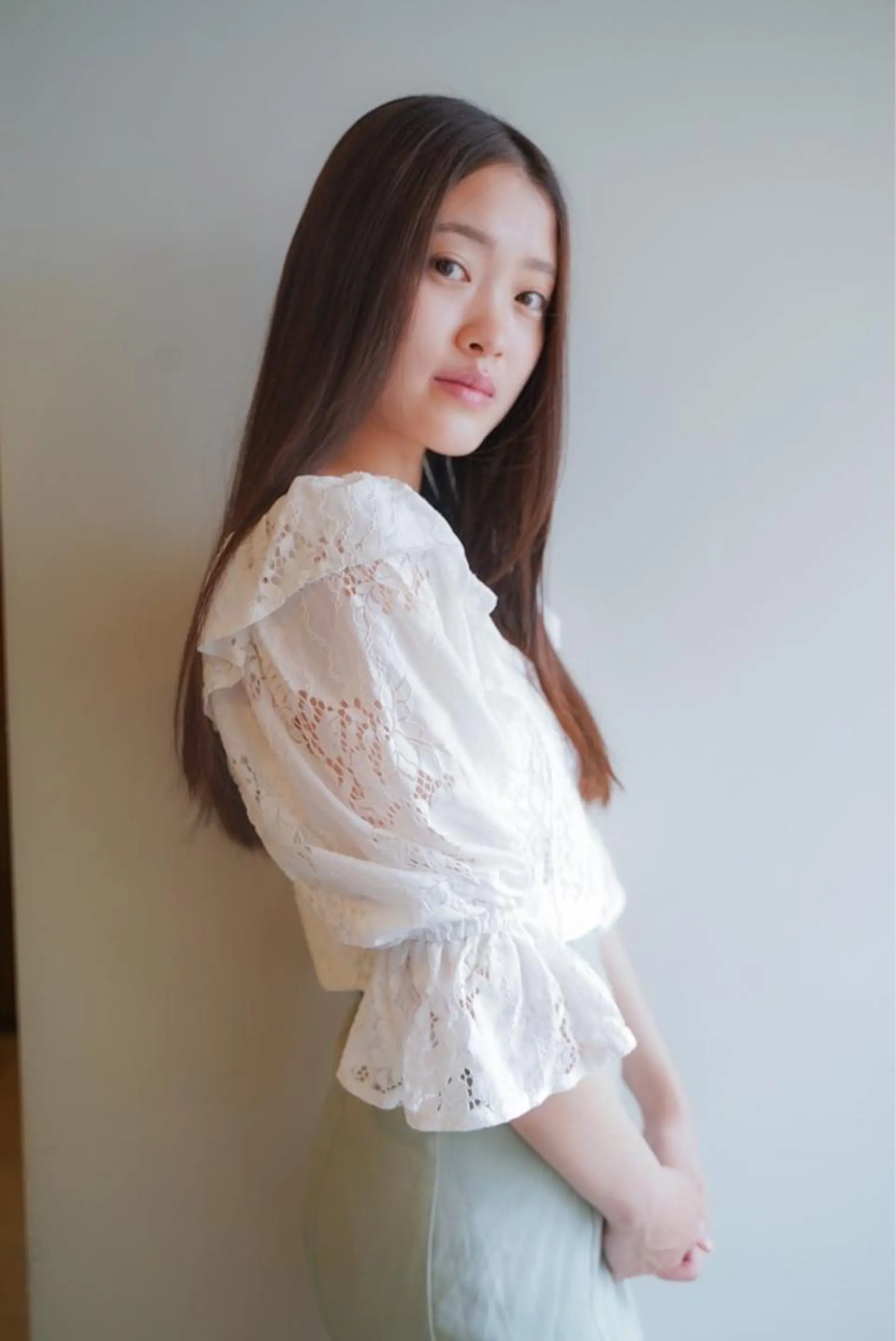 ロング カラー パーマ ヘアアレンジ くびれミディアム/似 合わせ/鎌倉/edAのヘアスタイル