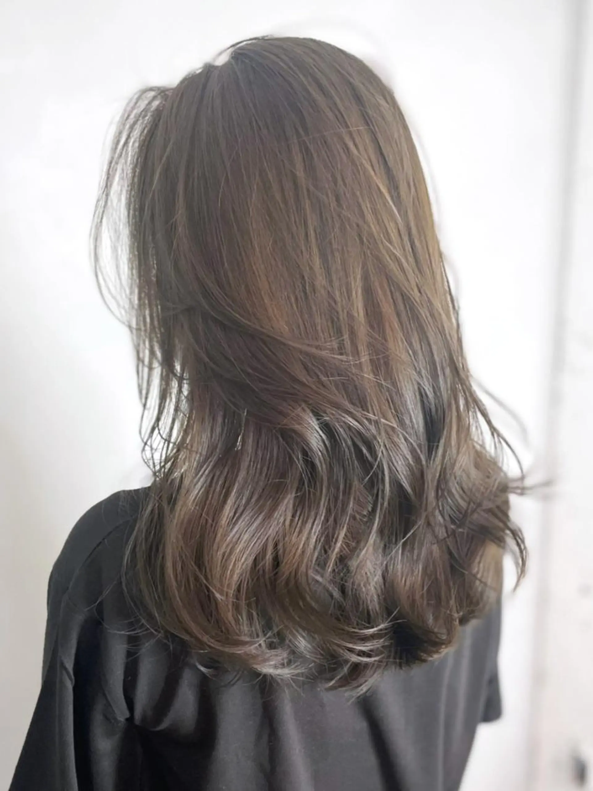 セミロング ヘアアレンジ パーマ カラー ITbyALBUM 中野店のヘアスタイル