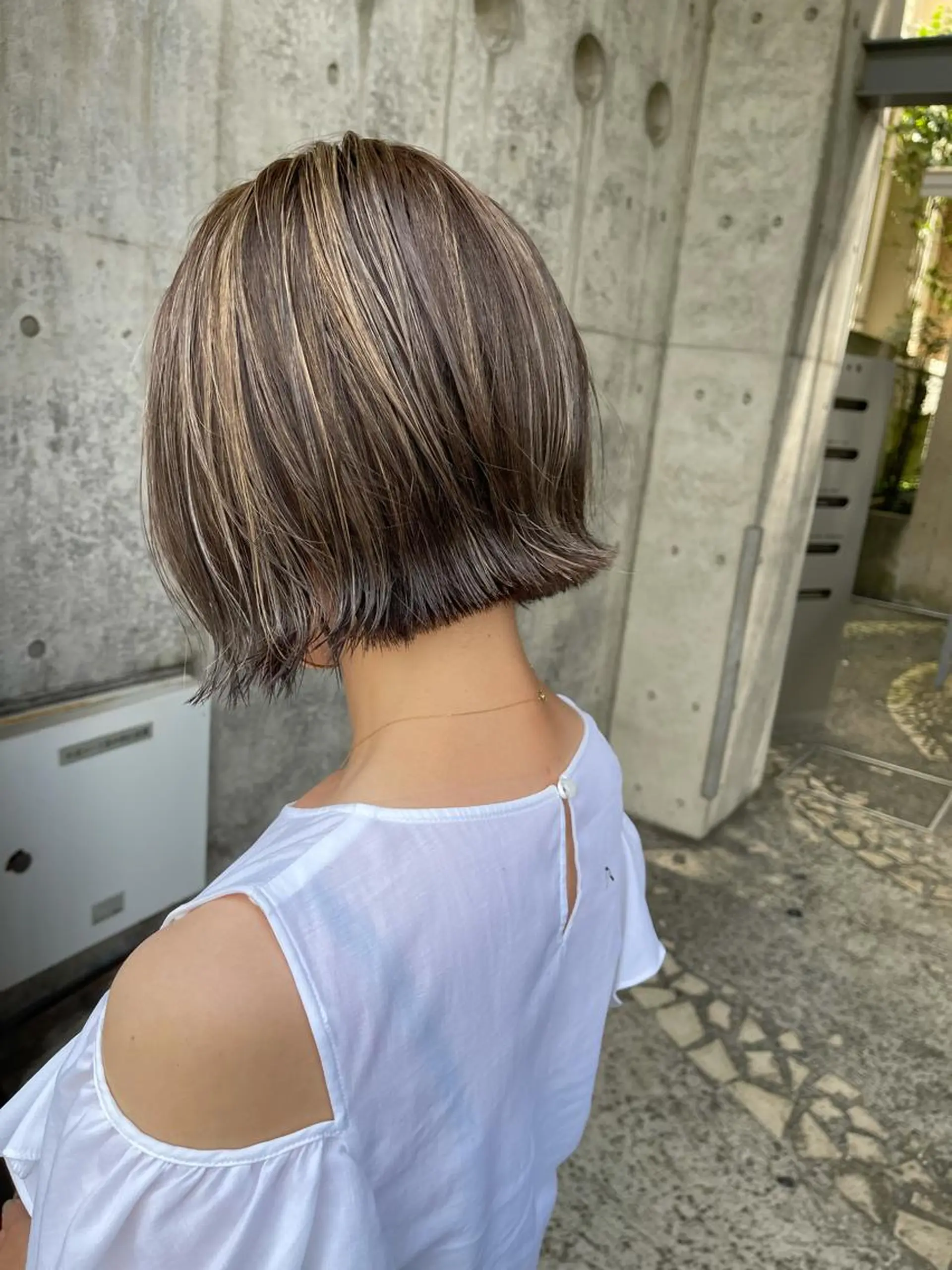 ミディアム カラー 及川 光のヘアスタイル
