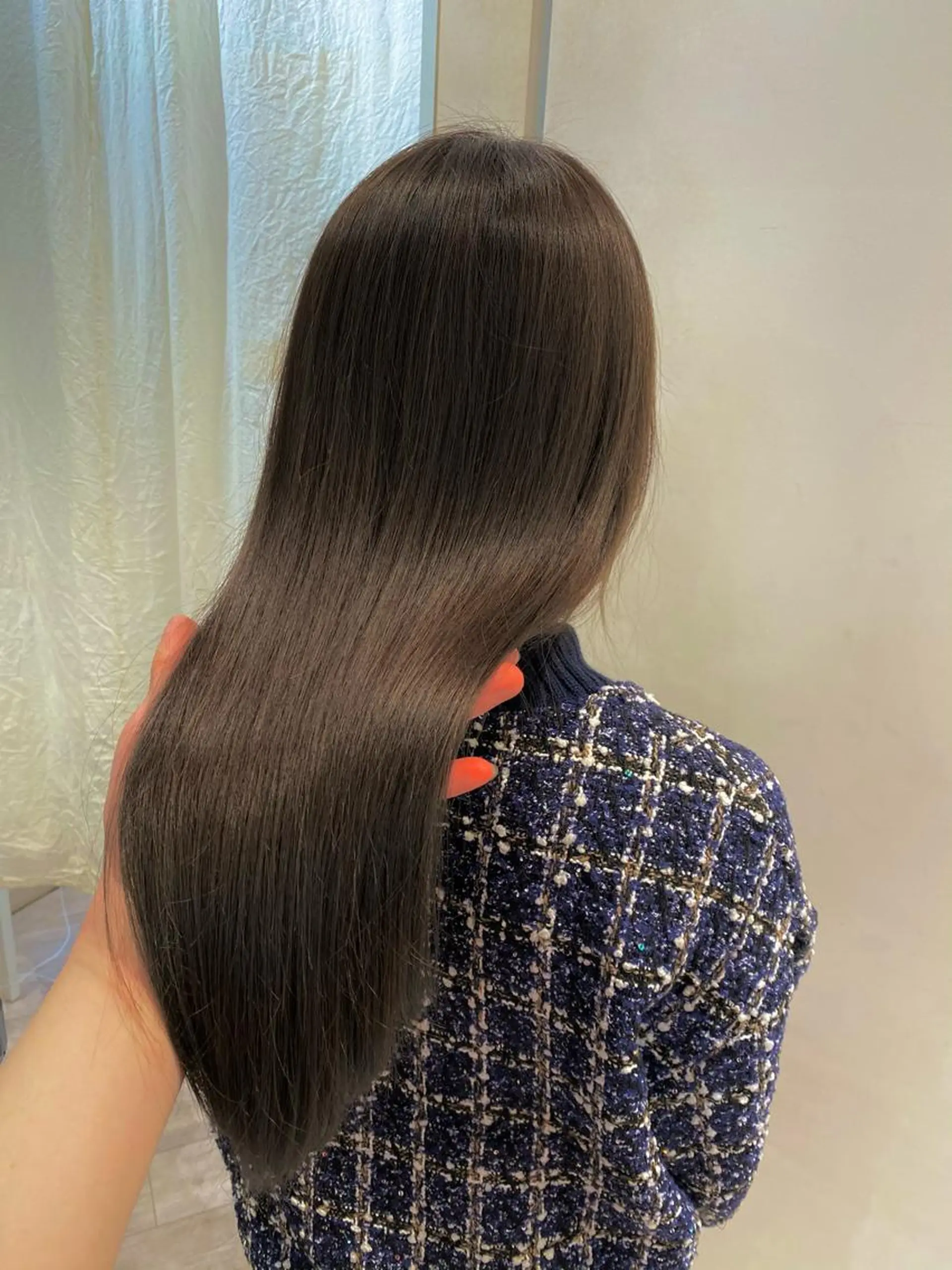 ロング カラー 顔まわりカット🌟 くびれヘア/寺門遥輝のヘアスタイル