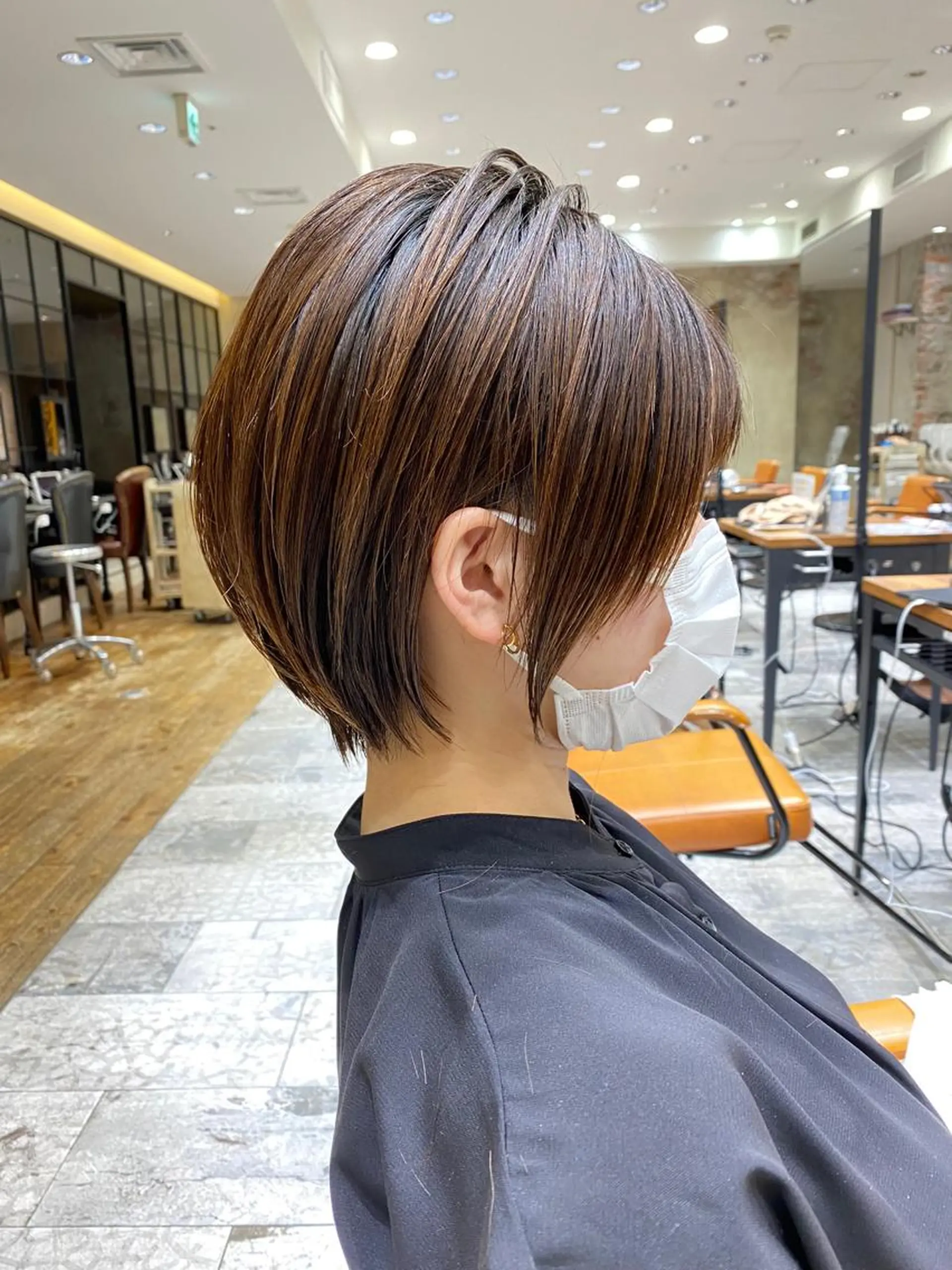 ショート カラー ショートボブ ボブ 似合わせカット ショートヘア 小顔カット カット ヘアカラー トリートメント ショート、ボブの神✨ 峯朋也✂︎✨のヘアスタイル