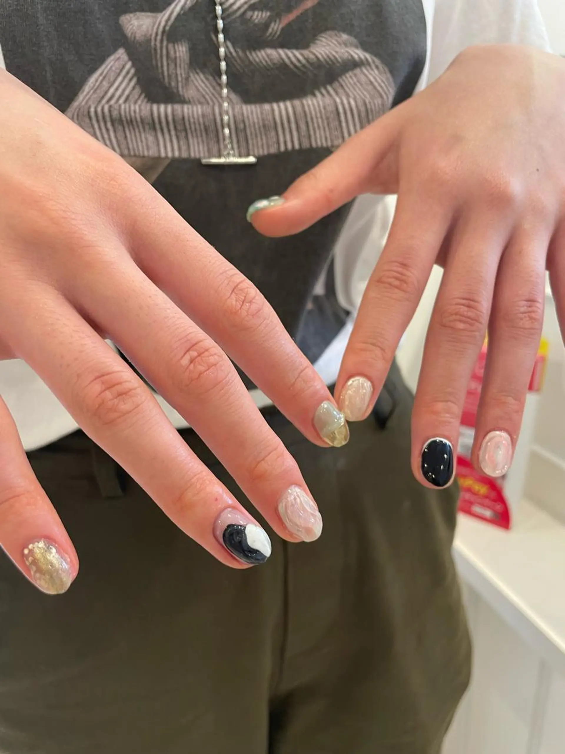 ネイル 束感まつ毛/ネイル/ LED♥KIRARAのマツエク・マツパデザイン