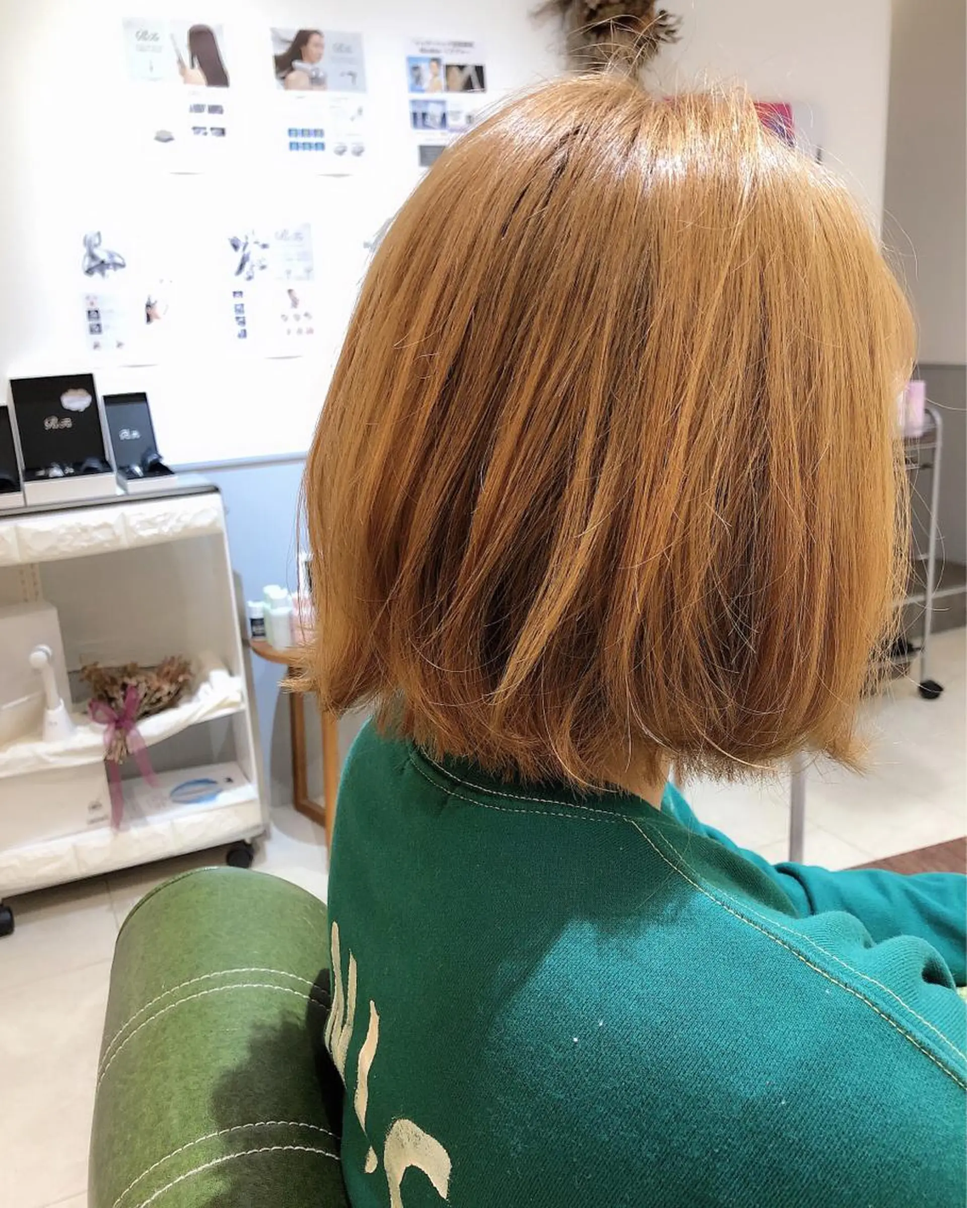 ミディアム ボブ 過去一の柔髪ヘア 🌿einshairのヘアスタイル