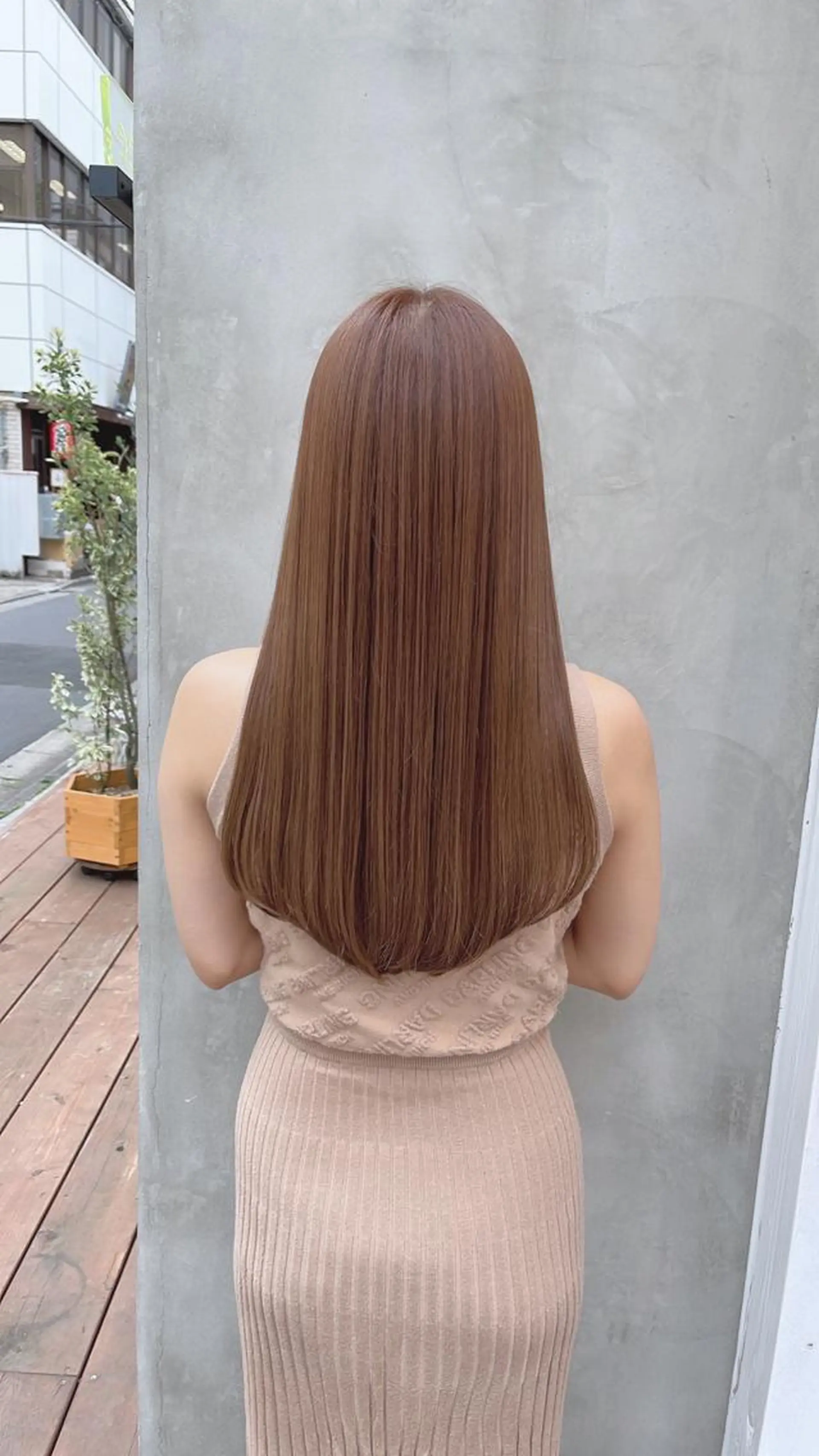 セミロング 中顔面短縮 顔まわり新田大翔のヘアスタイル