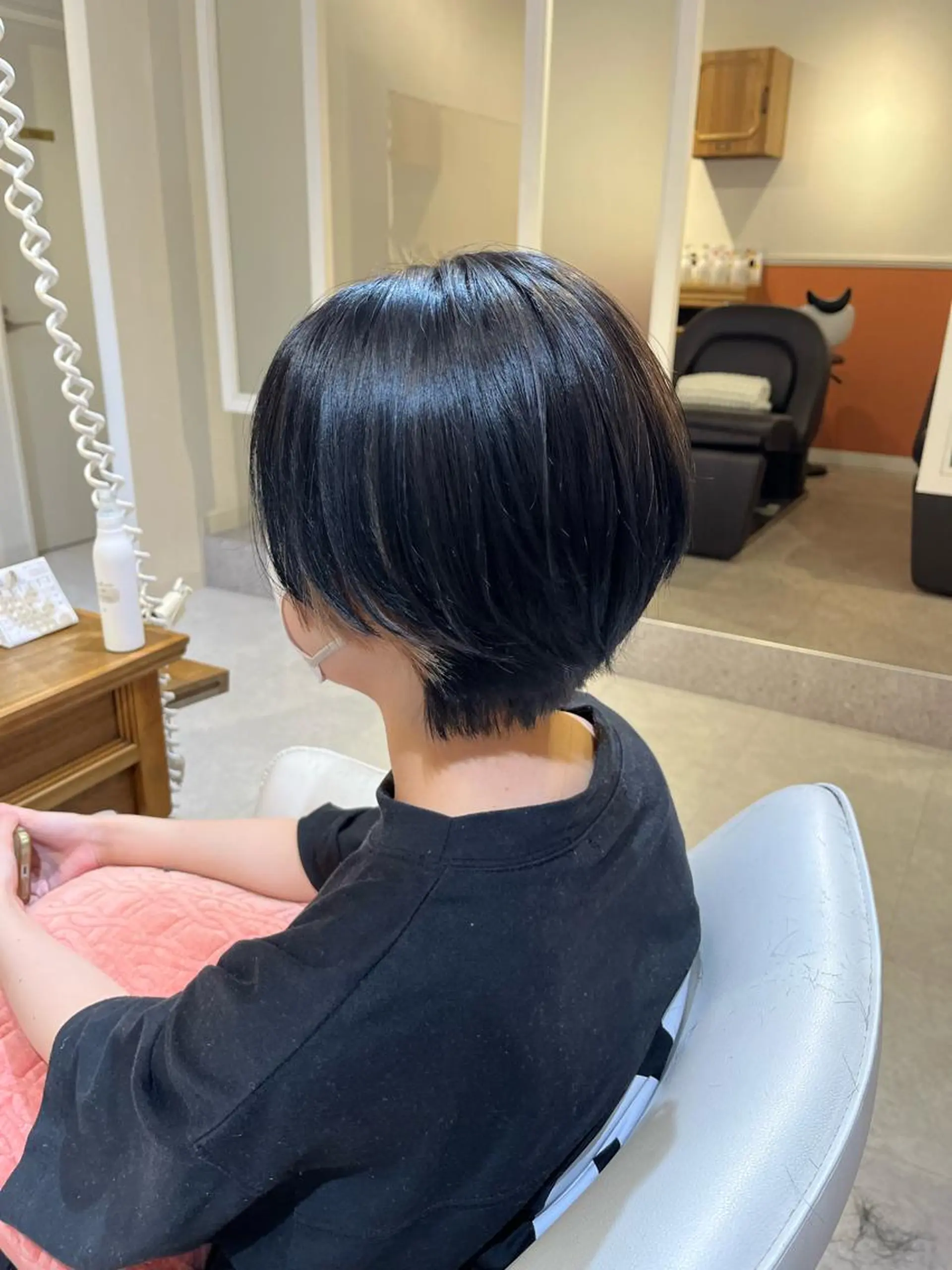 ショート カット トリートメント 梛木 唯のヘアスタイル