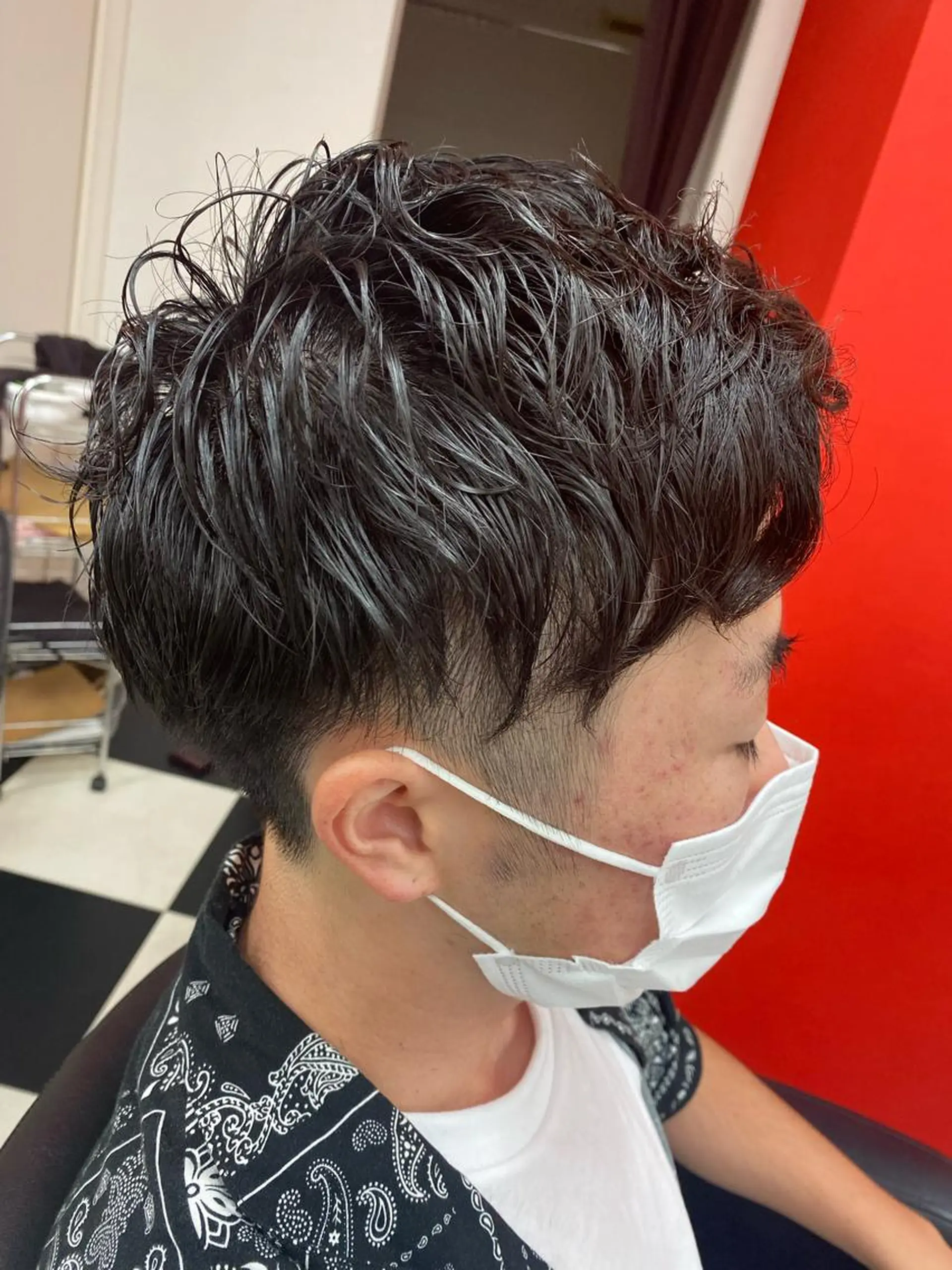 ショート パーマ カット パーマ トリートメント MIKI /LAZO 千歳船橋のヘアスタイル