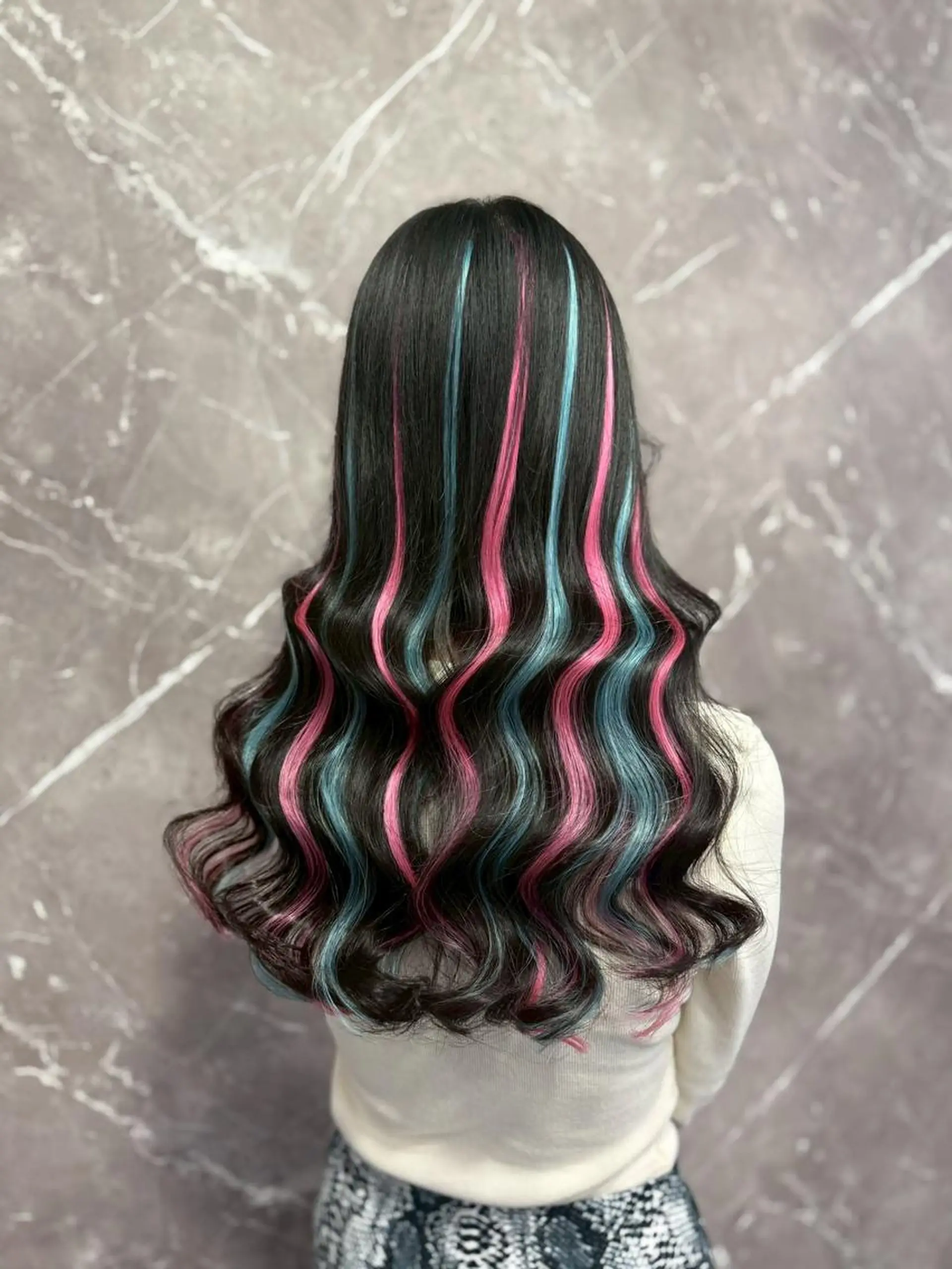 ロング エクステ RIN シールエクステのヘアスタイル