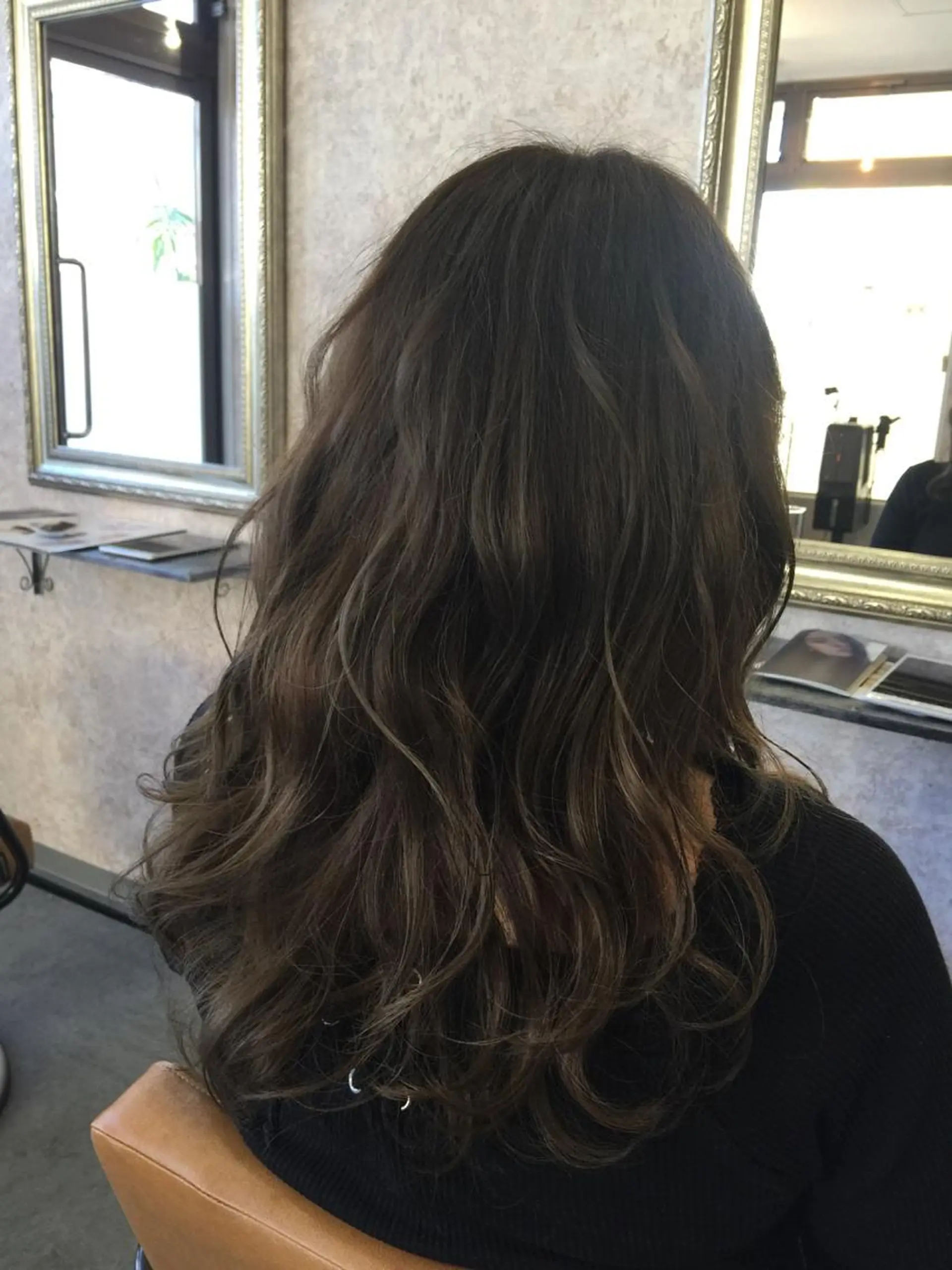 ロング メンズスタイル バレイヤージュ　齋藤のヘアスタイル