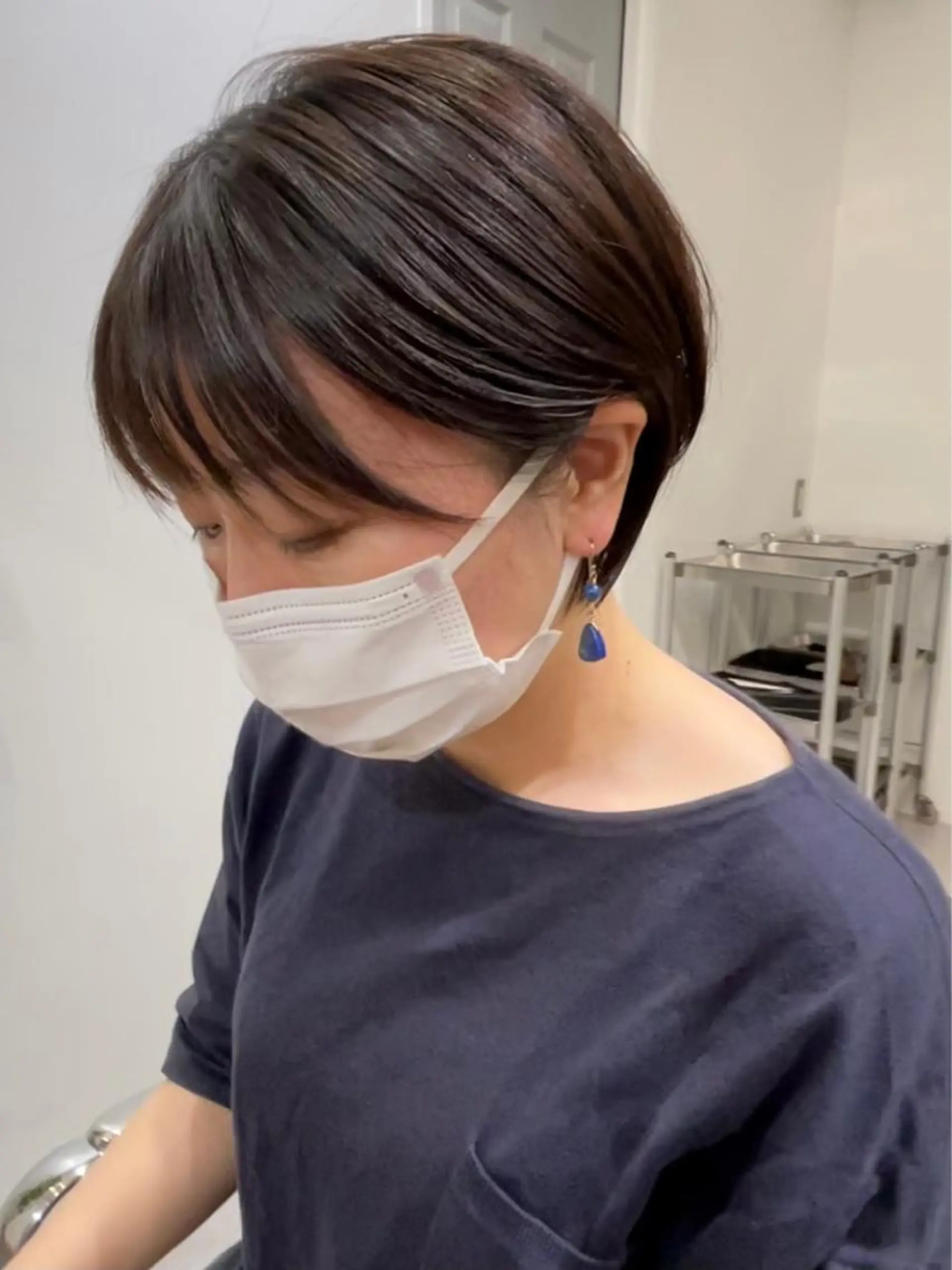 ショート ショートボブ 丸みショート ボブ ショートヘア 表参道【髪質改善】 宮嶋勇太のヘアスタイル