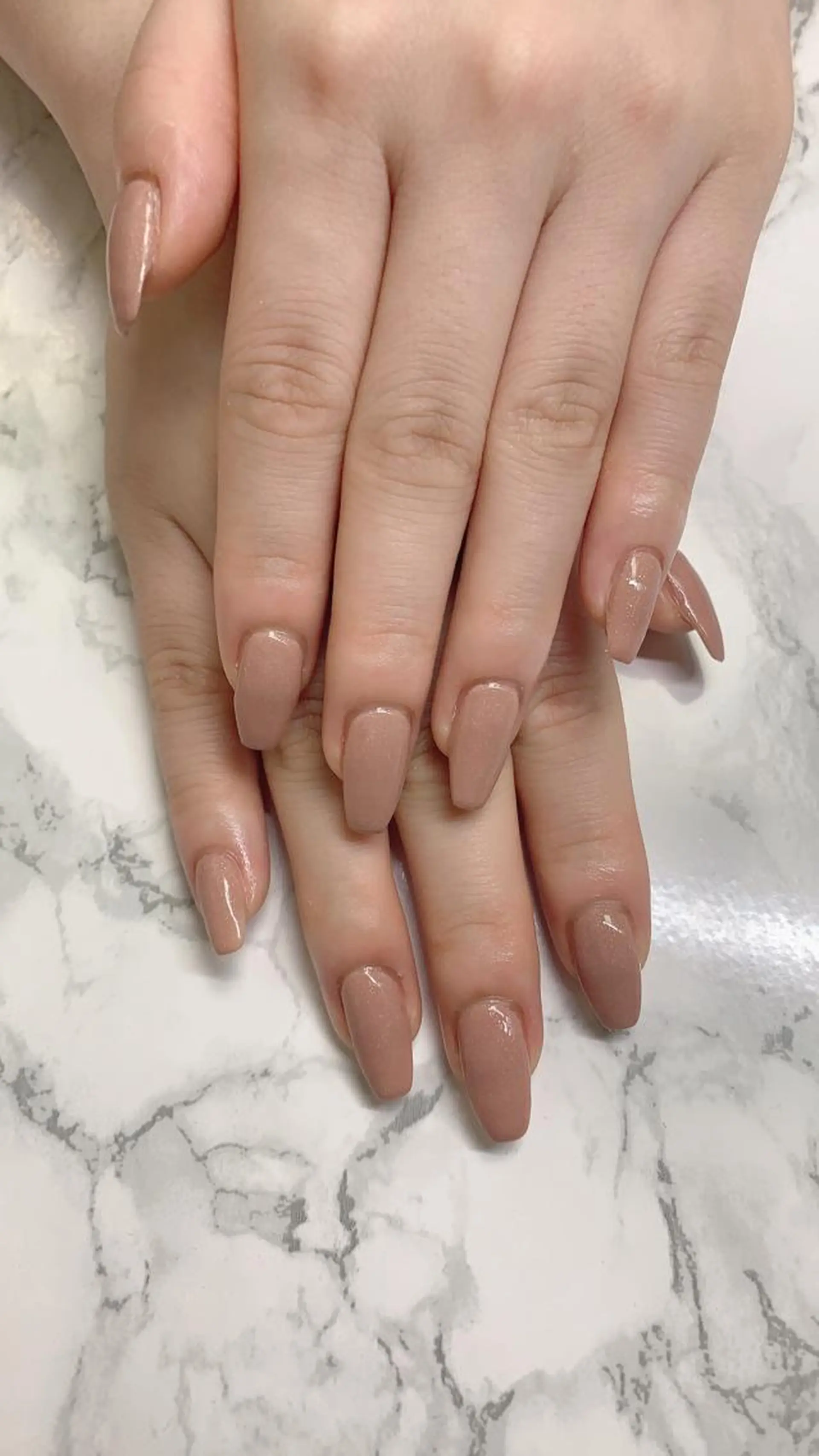 ネイル はな💎ネイル ワンホン、長さ出しのネイルデザイン