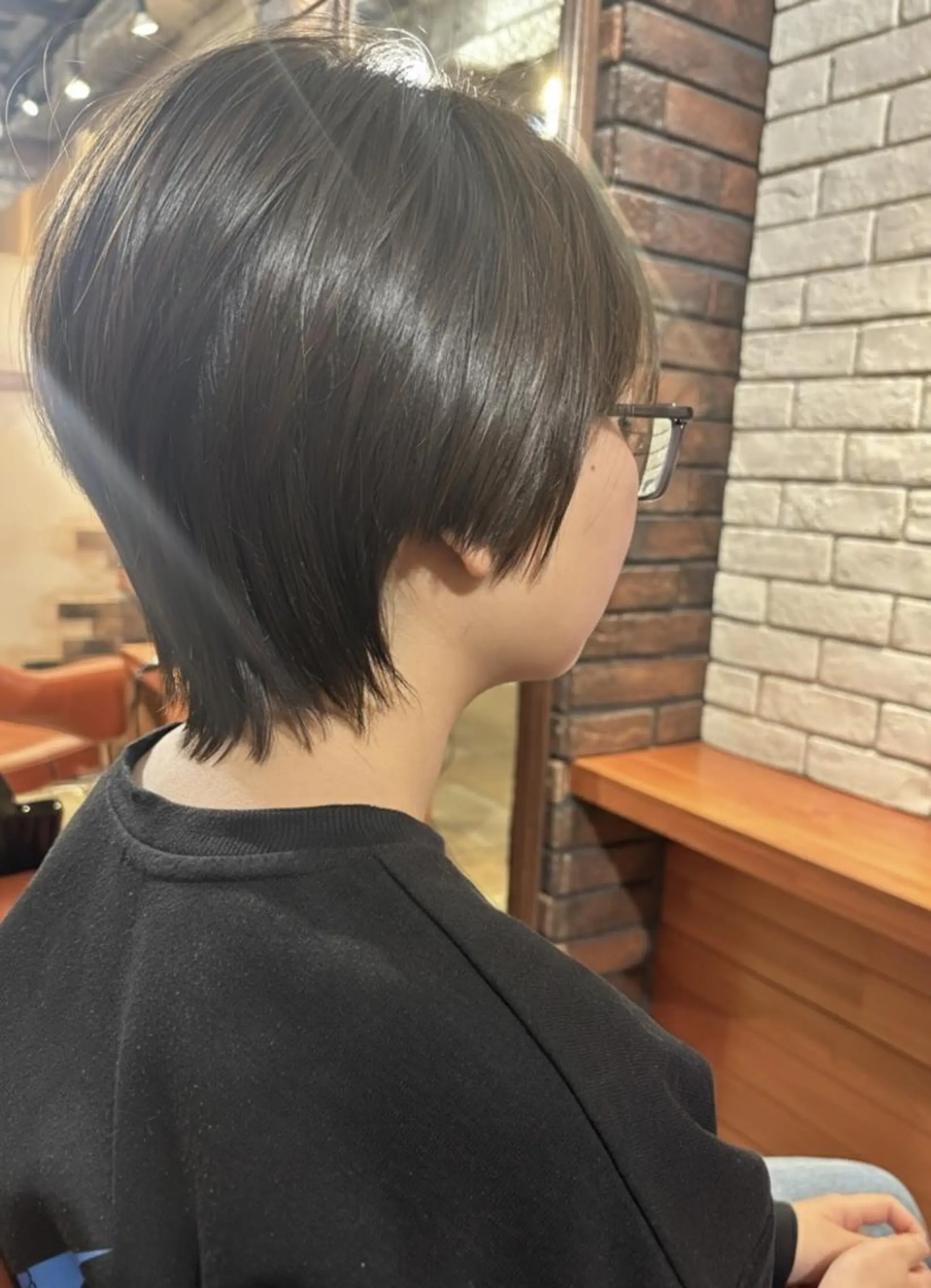 ショート カラー ショートボブ 透明感カラー ボブ ショートヘア 小顔カット カット ヘアカラー トリートメント ヘッドスパ flencia 丸 和博｜カットのヘアスタイル