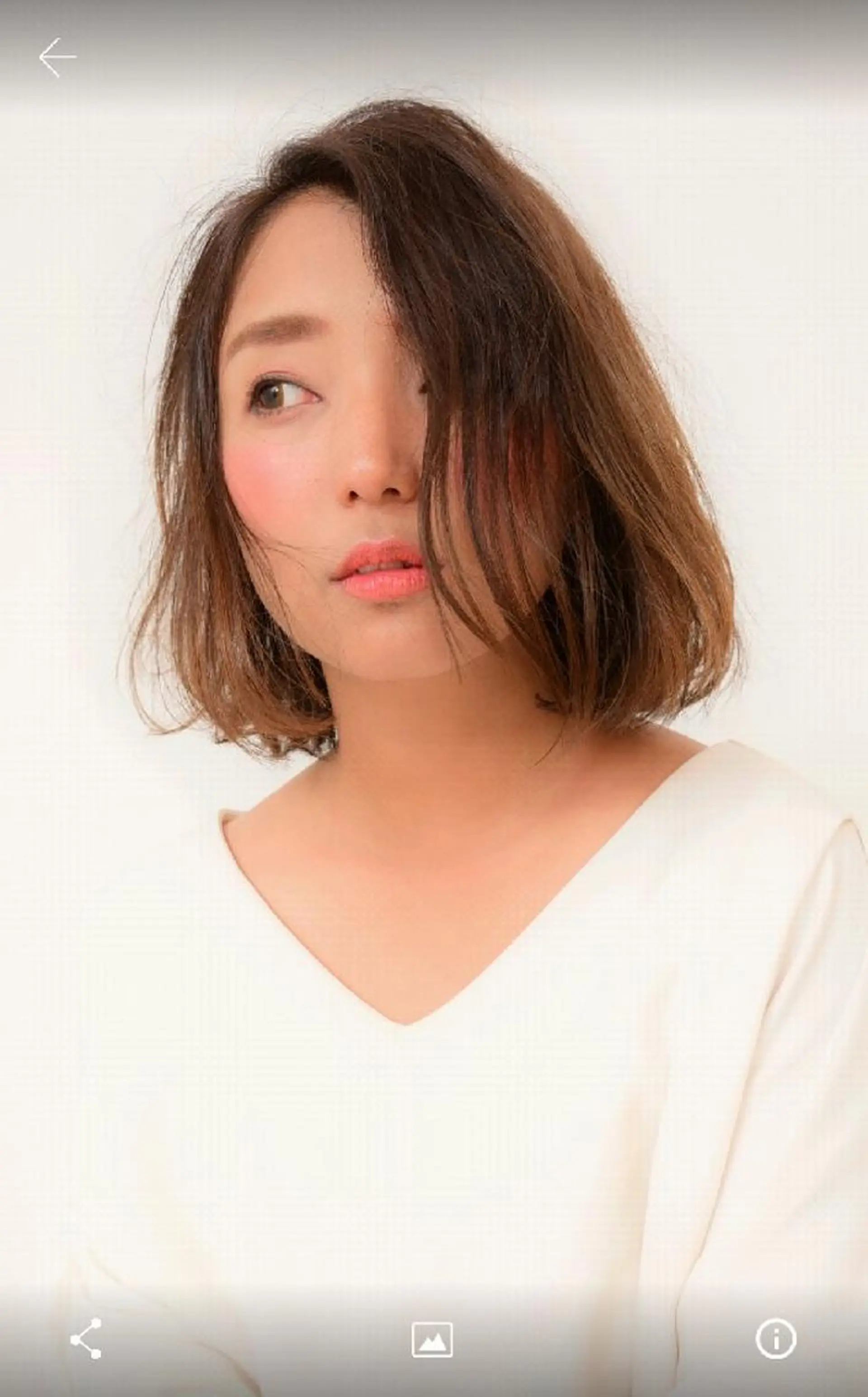 ミディアム ショート＆ボブ ヒロシのヘアスタイル