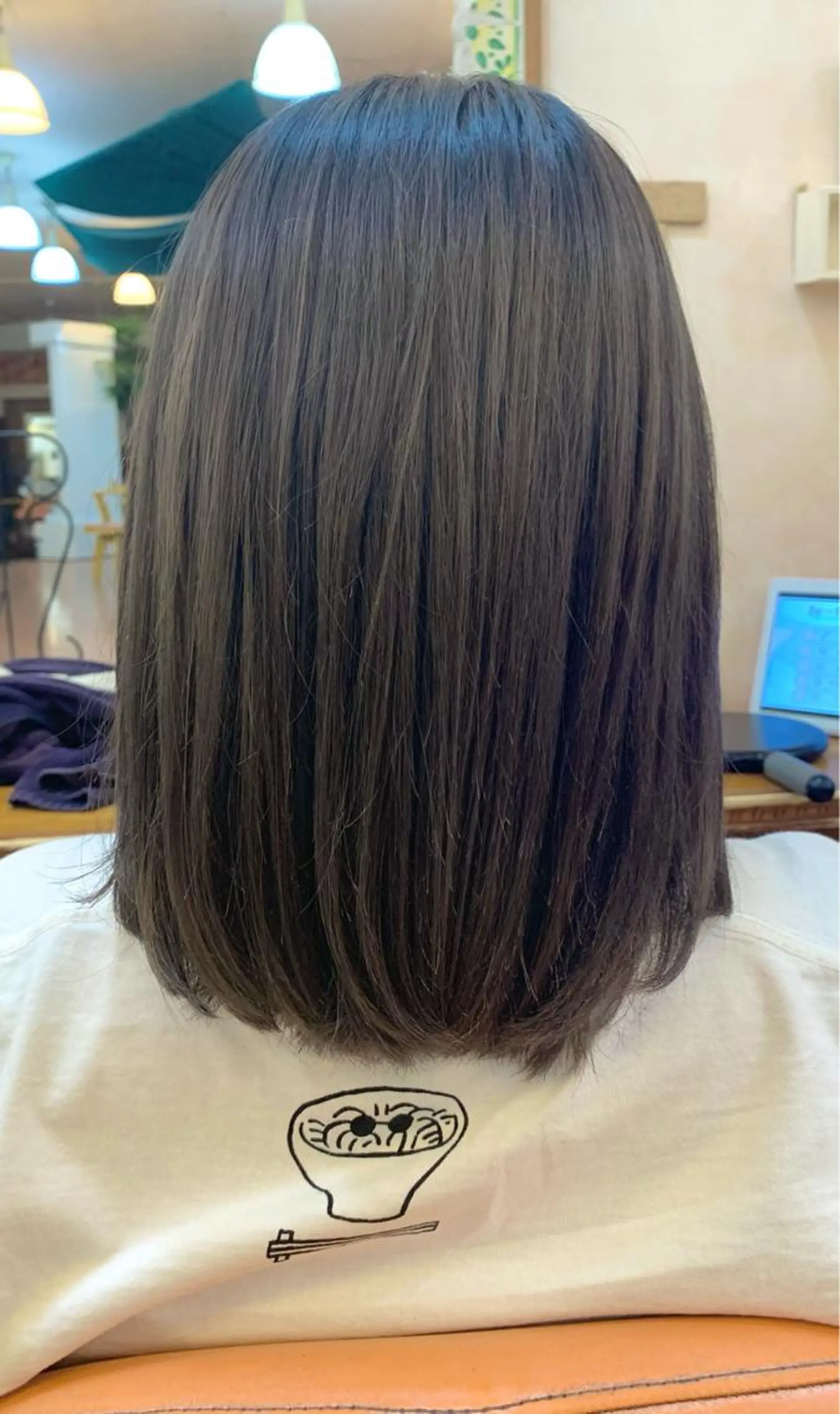 ミディアム 石原 姫菜のヘアスタイル