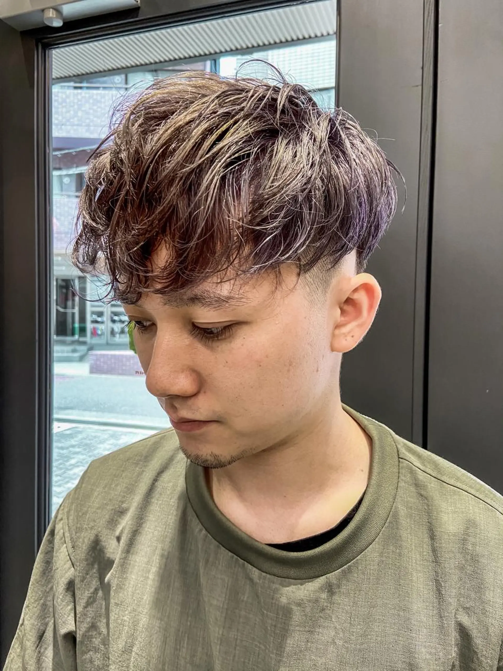 ショート カラー メンズ カット ヘアカラー トリートメント 💈圧倒的メンズ特化 DAITO💈のヘアスタイル