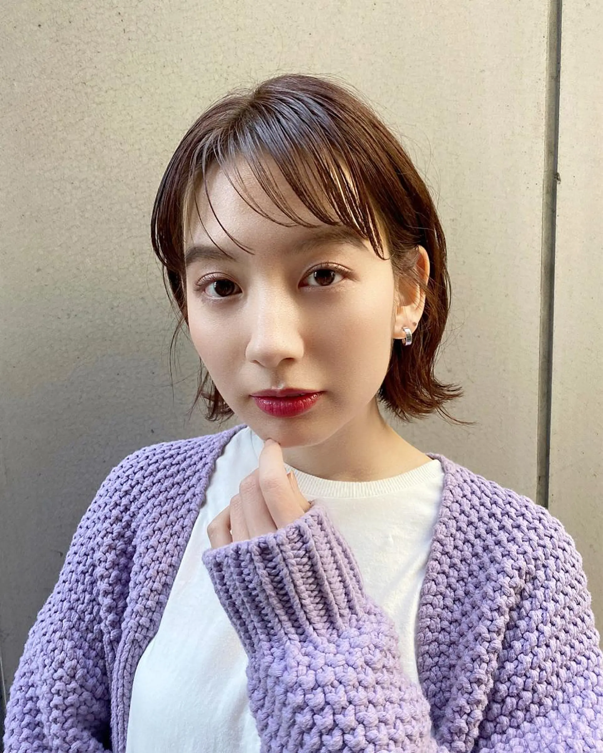 ショート カラー ボブ くびれヘア ヘアカラー 艶カラー/似合わせ 💖Emmy💖のヘアスタイル