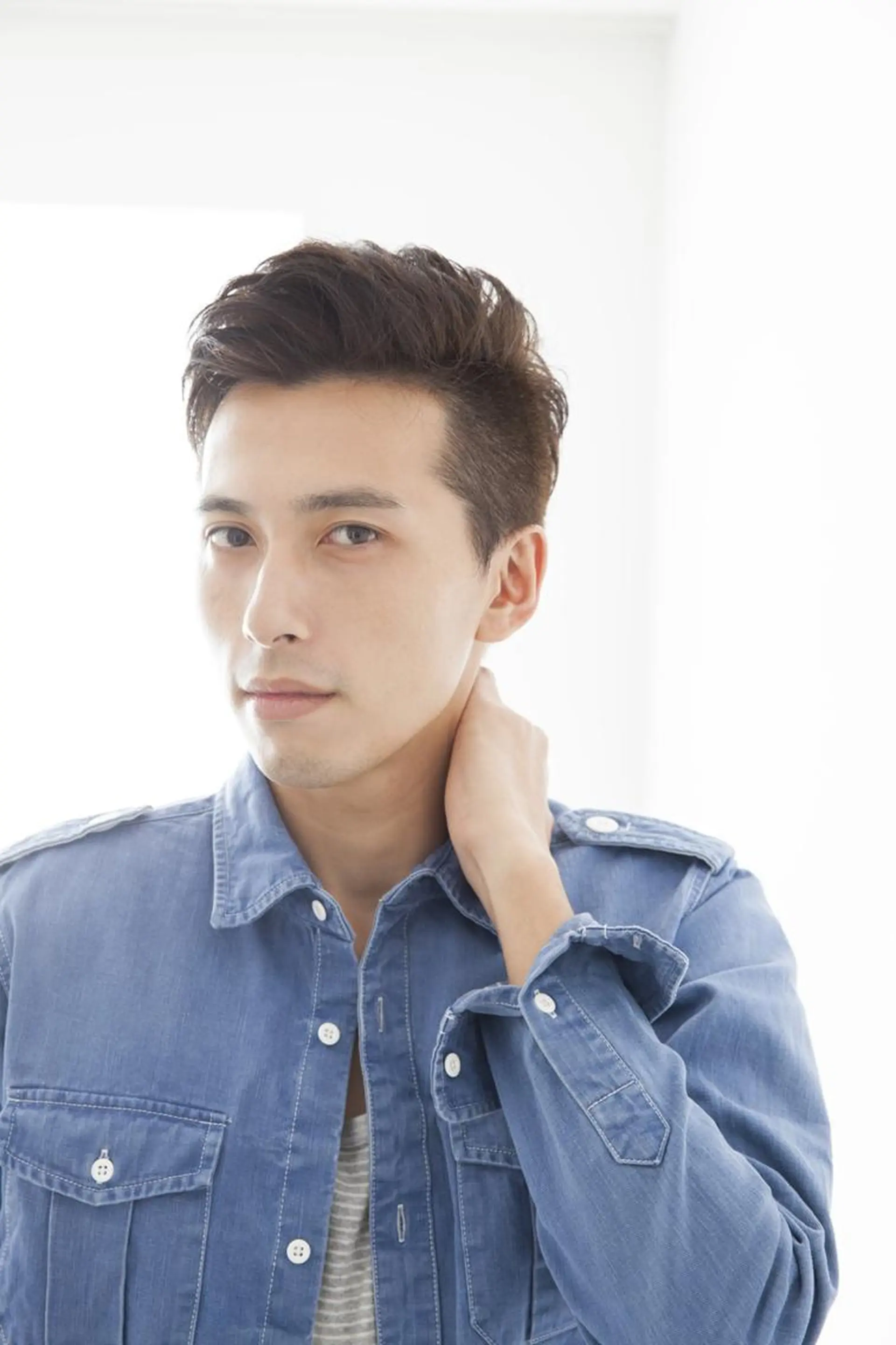 ショート カラー メンズ 透明感カラー 小顔カット ✨hair make flencia✂️✨のヘアスタイル