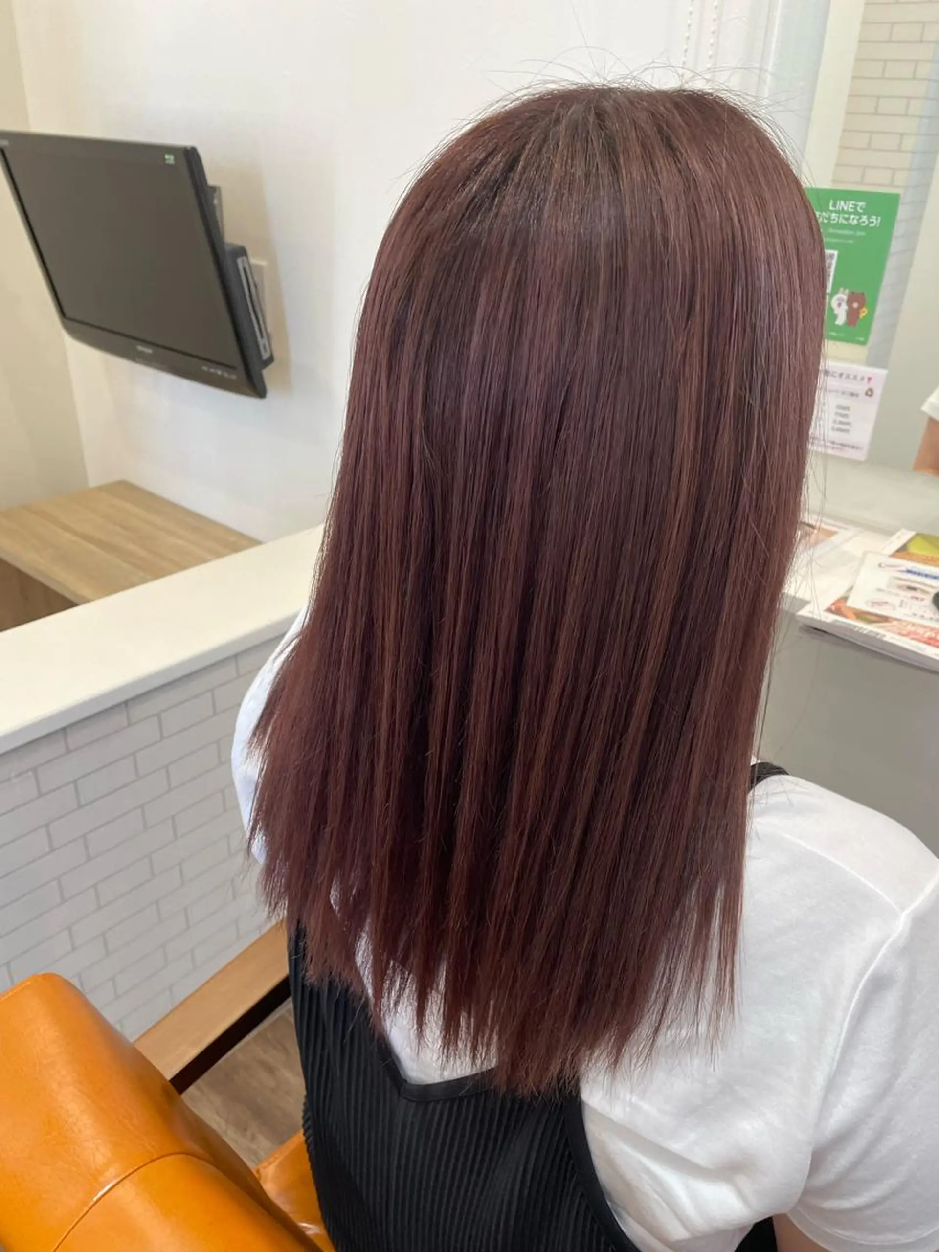 カラー カット ヘアカラー トリートメント 高崎 絵里子のヘアスタイル