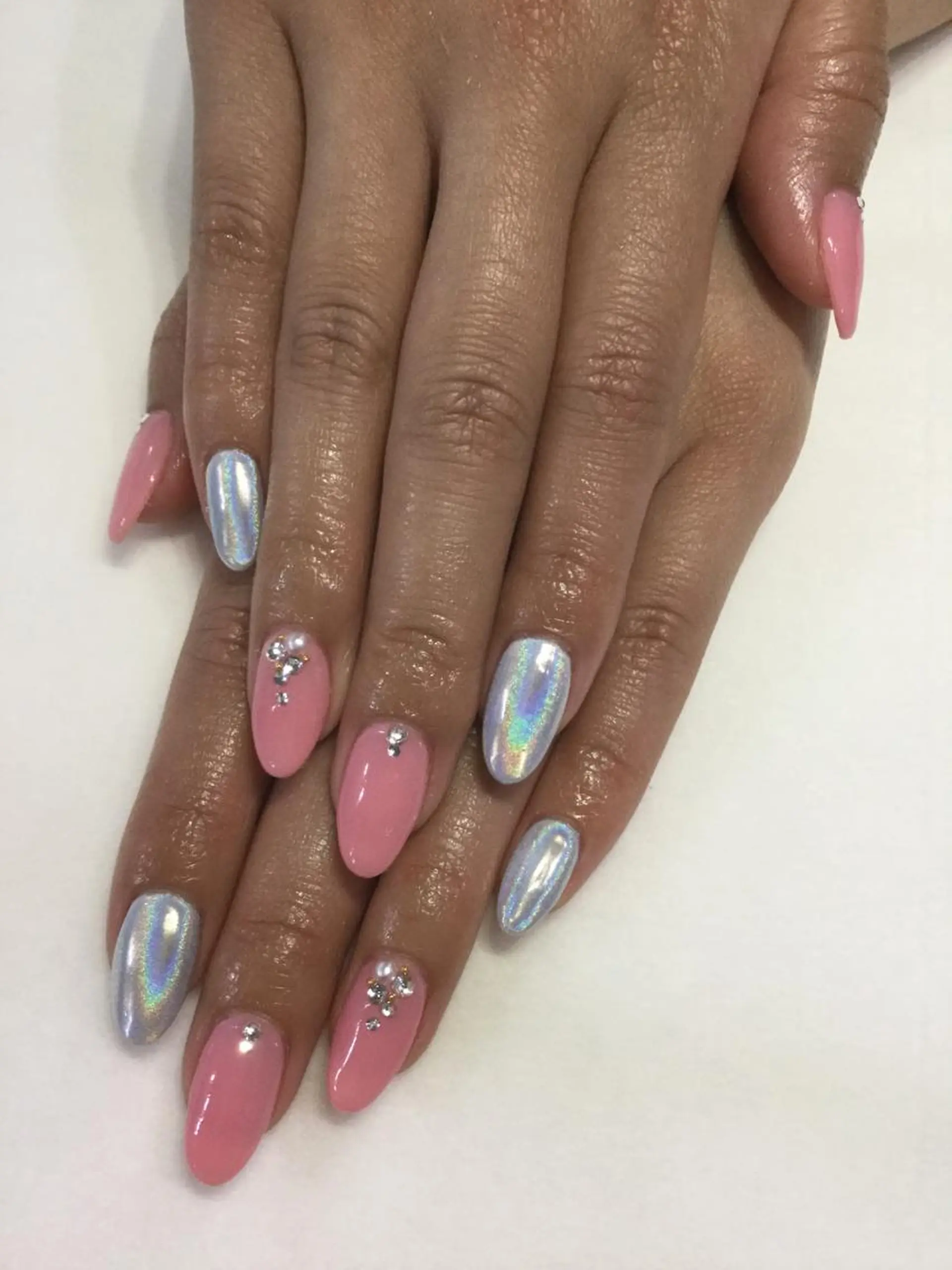 ネイル ハンドネイル 💎🐰 saki. m 🐰💎のネイルデザイン