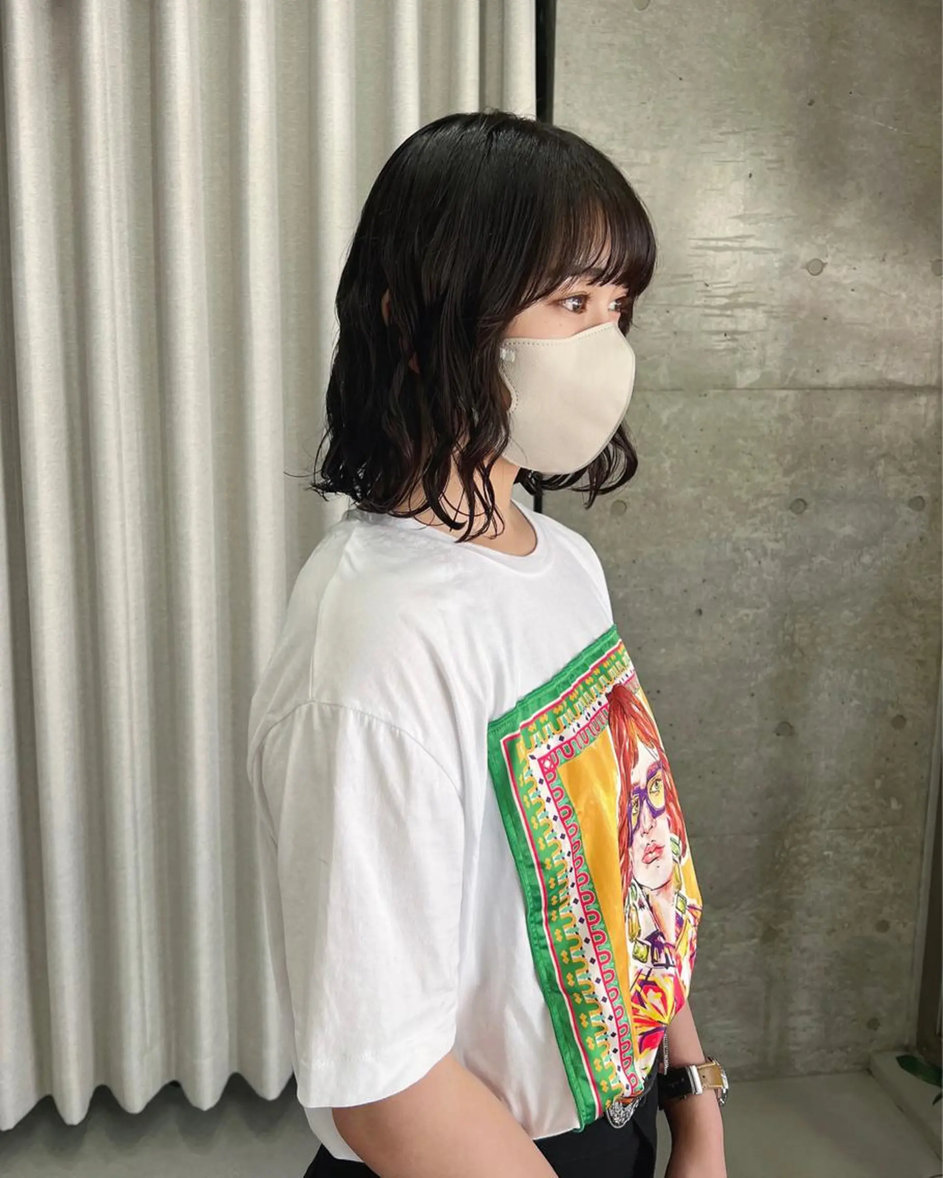 ショート パーマ ボブパーマコテ巻き風 パーマNo1深江秀平のヘアスタイル