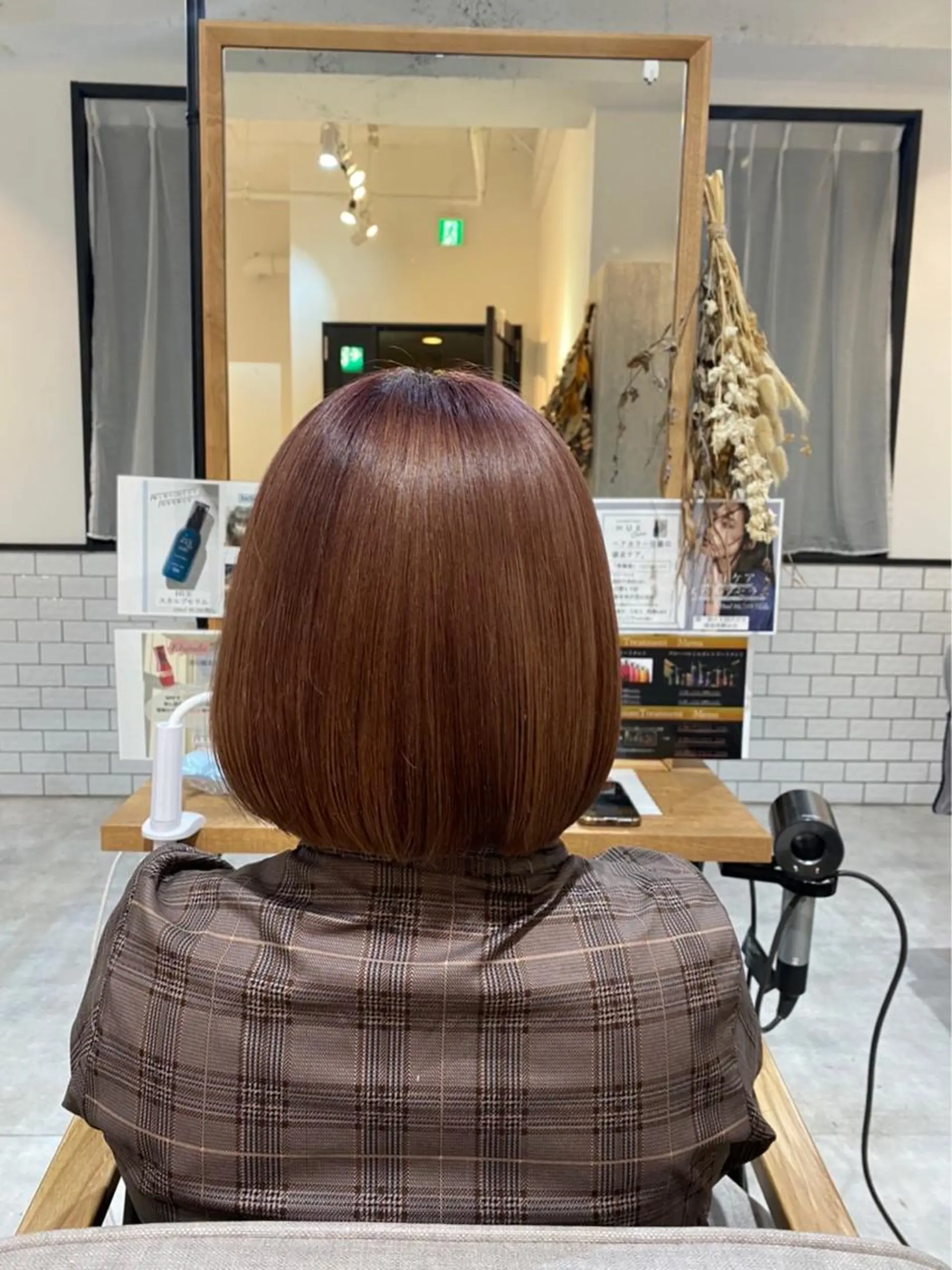 ミディアム 髪質改善/堀江 ケアカラーtoshiのヘアスタイル