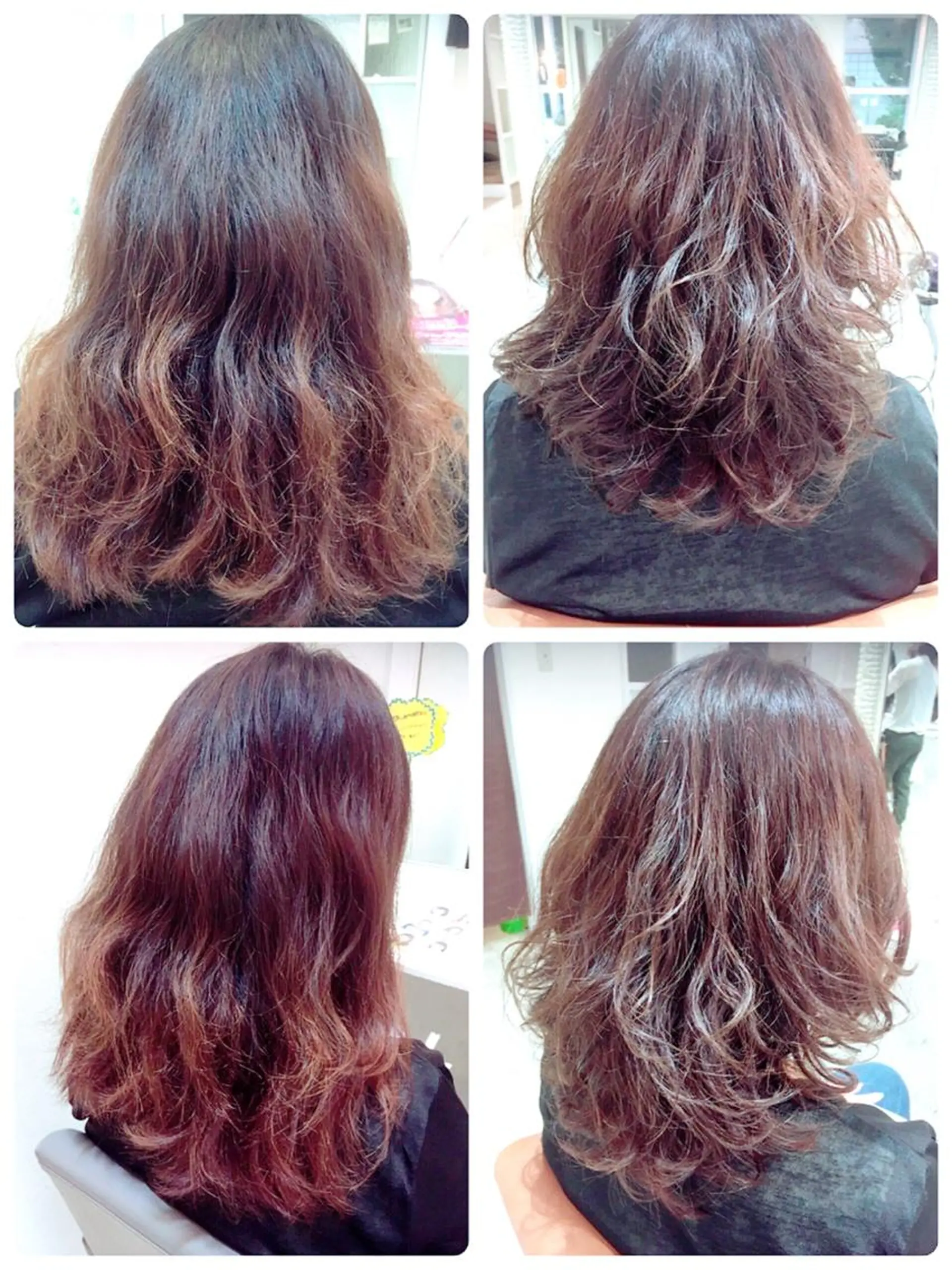 セミロング セミロングパーマ くせ毛 中本 勝彦のヘアスタイル