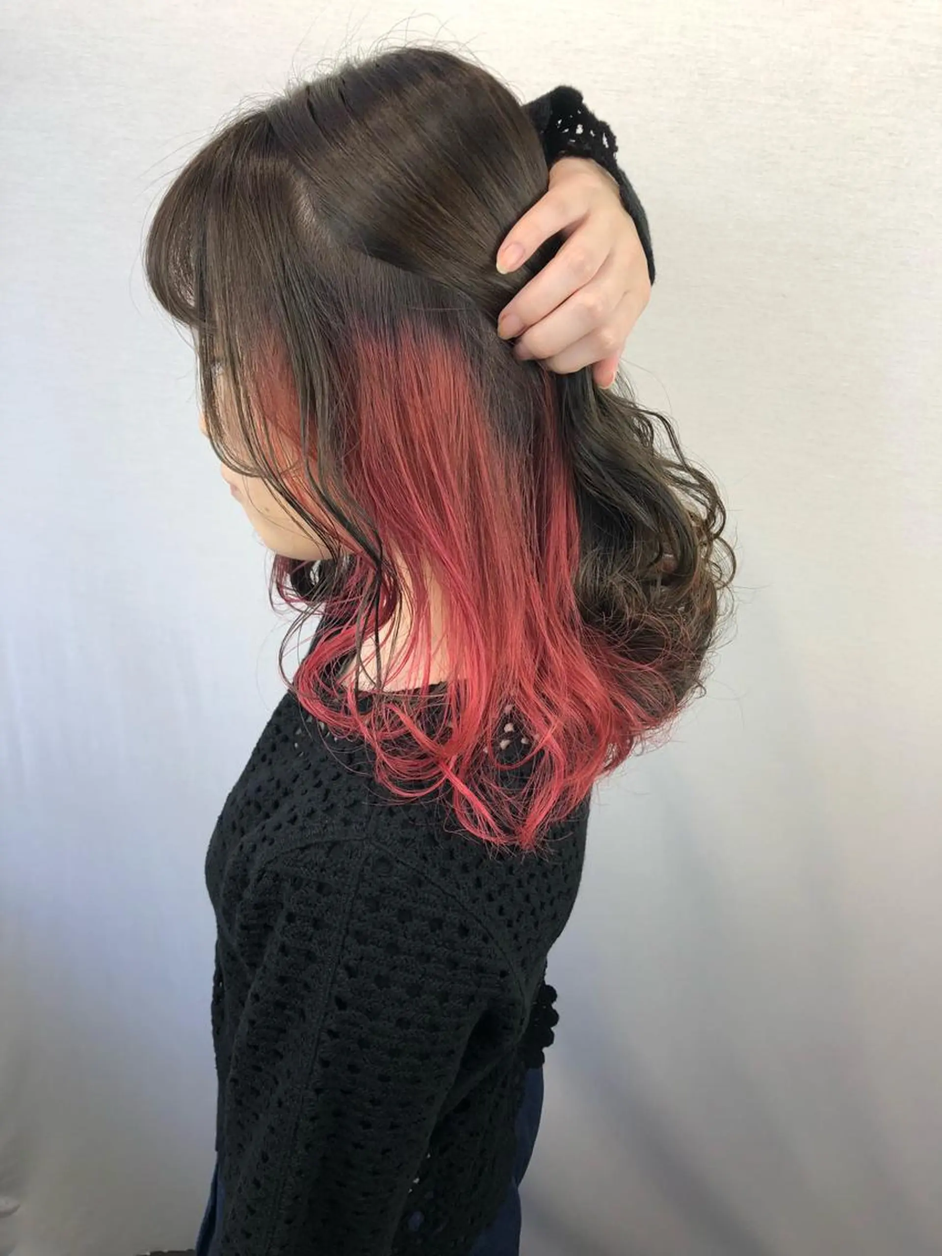 セミロング カラー ピンクカラー ヘアカラー 2nd所属・🤍2nd🤍田所 美希のヘアスタイル