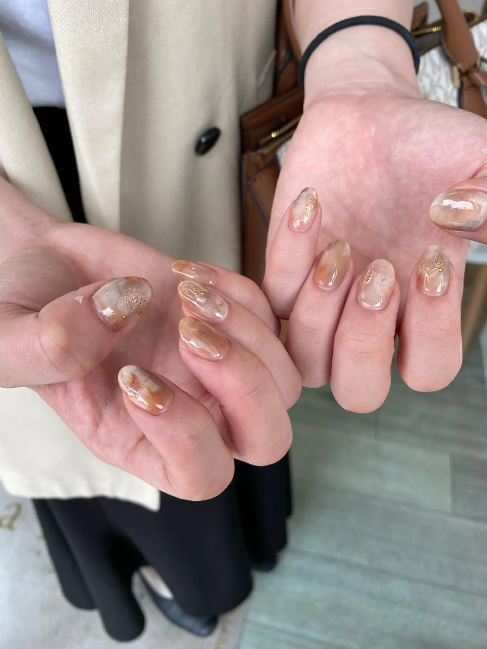 ネイル オーロラネイル マグネットネイル ニュアンスネイル オフィスネイル シンプルネイル ハンドネイル 草加ニュアンスネイル 🌚hersのネイルデザイン