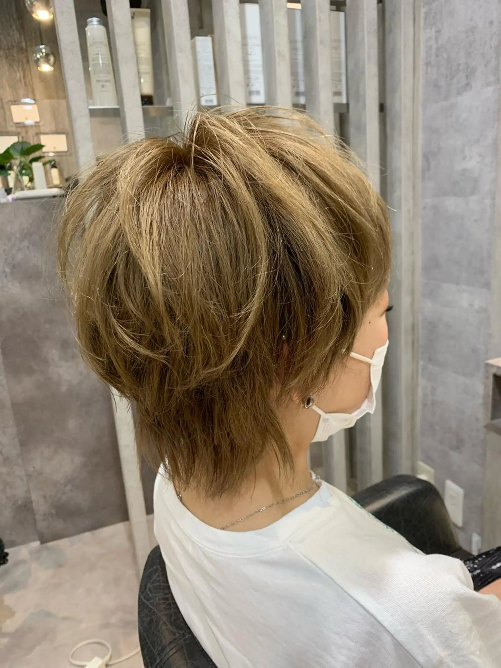 カラー ベージュカラー ハイトーンカラー ハイトーンベージュ B E C H I C O〔べち子〕のヘアスタイル