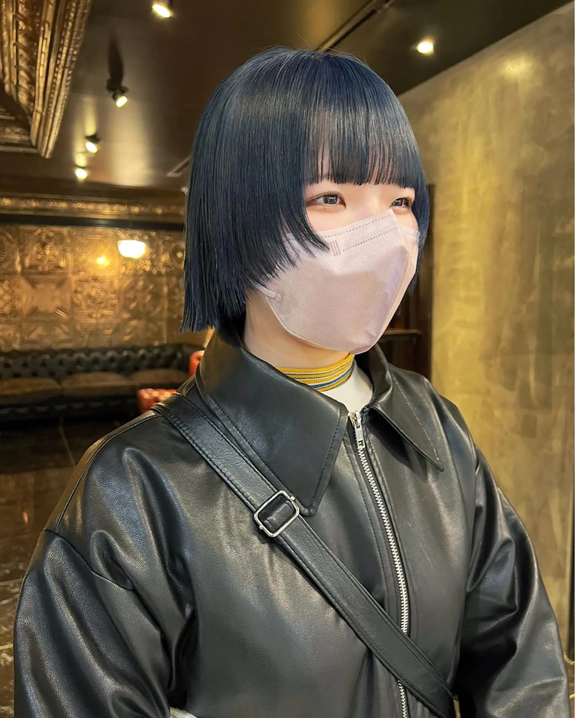 ミディアム カラー カット ヘアカラー 圧倒的デザイン力 店長🎨RENAのヘアスタイル