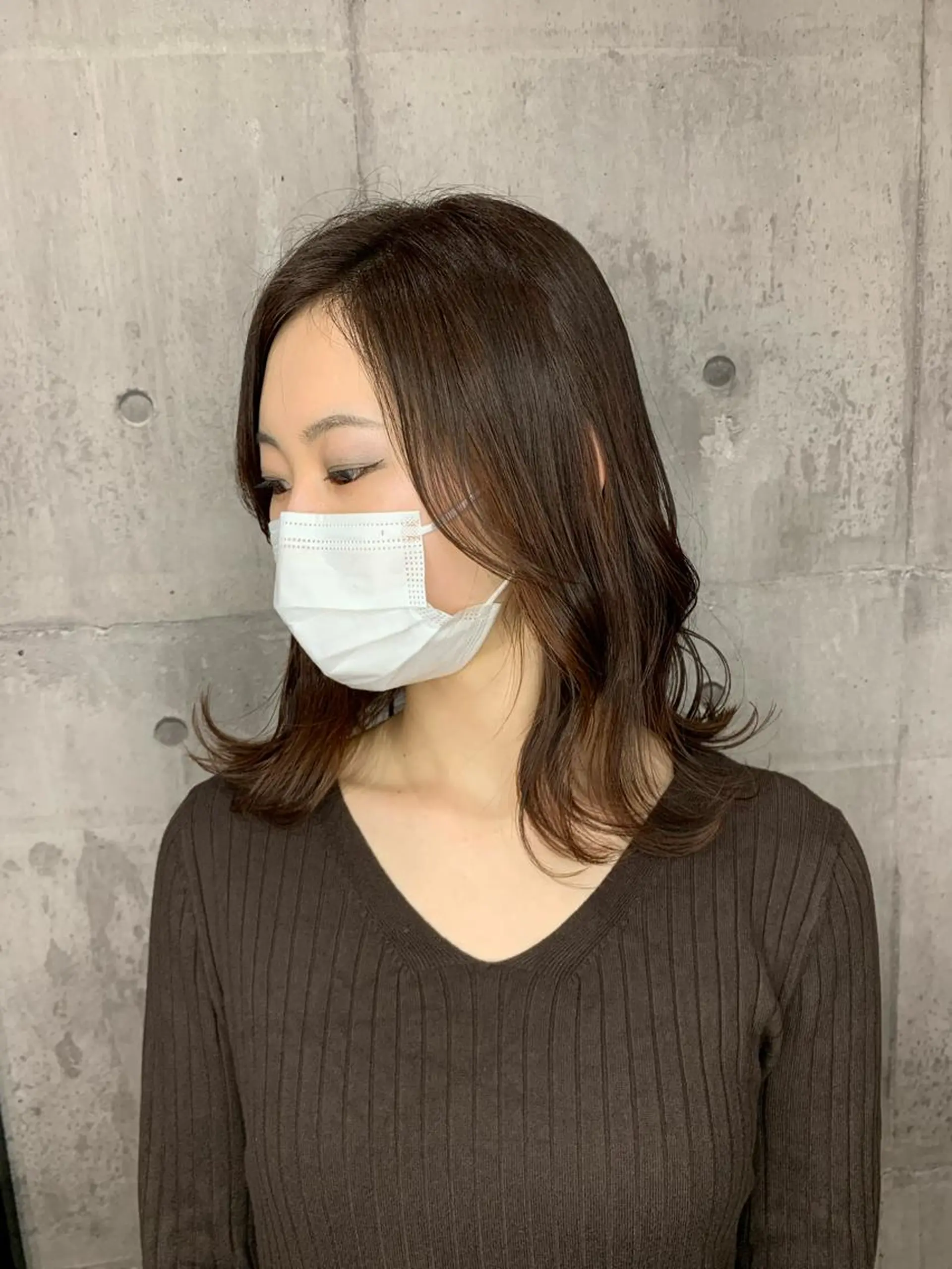 ミディアム Welila by haku所属・yoshihara yuukiのヘアスタイル