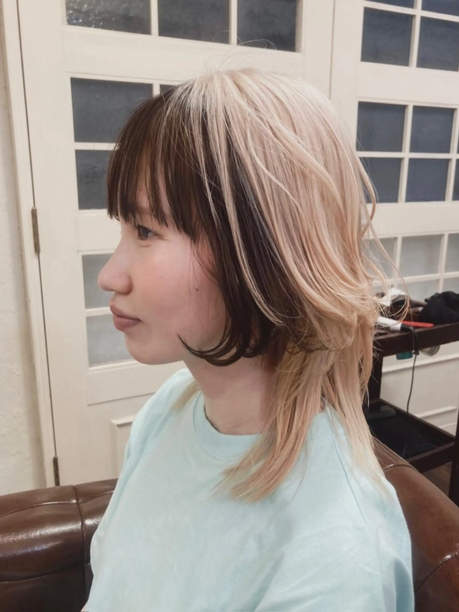 セミロング カラー メンズ/スパイキー ショート/isseyのヘアスタイル