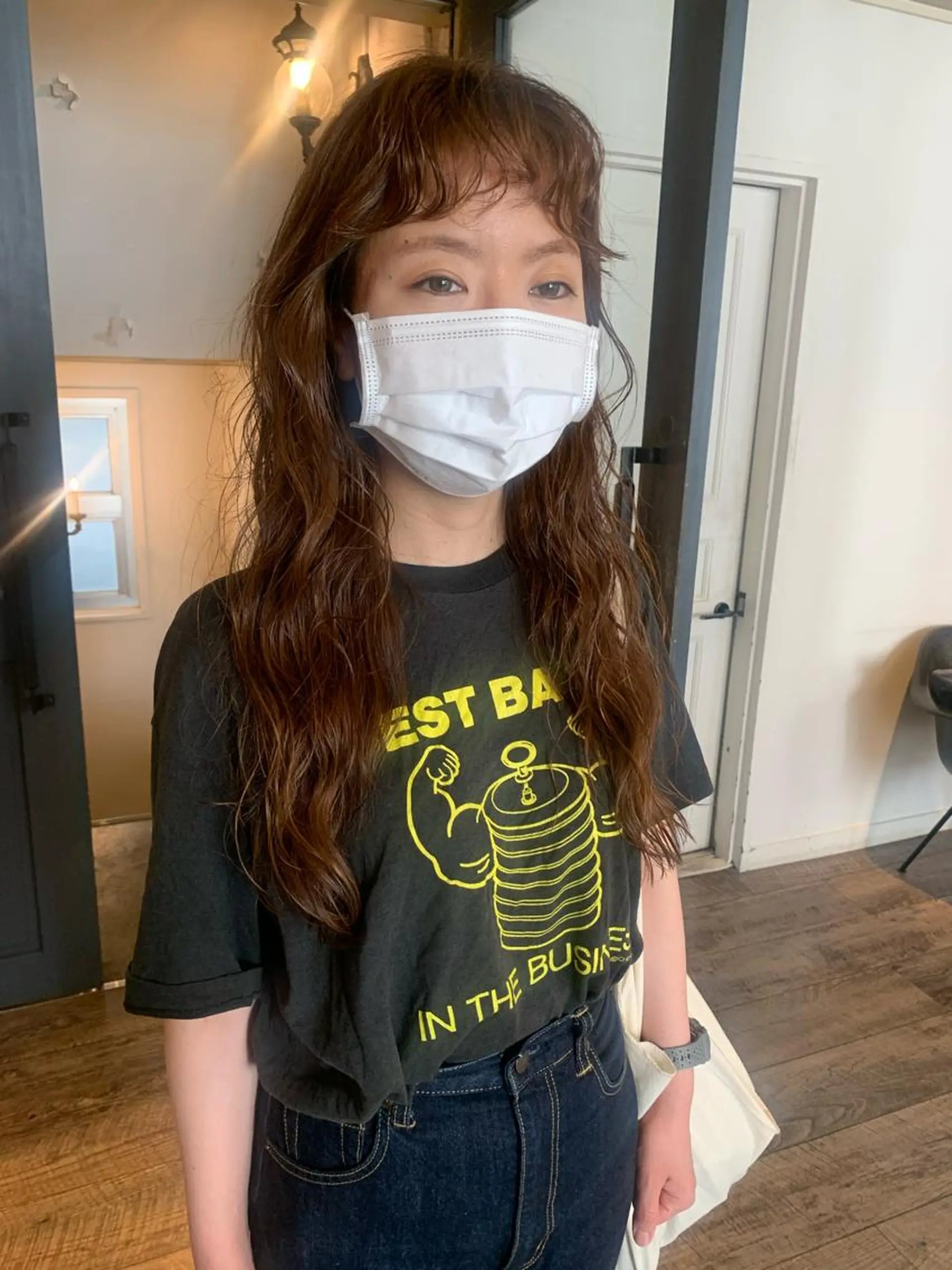 ロング カラー パーマ ヘアアレンジ メンズ キッズ ネイル マツエク・マツパ メンズブリーチ メンズパーマ ブリーチ ロング ロングネイル ウルフレイヤーカット /チヒロのヘアスタイル