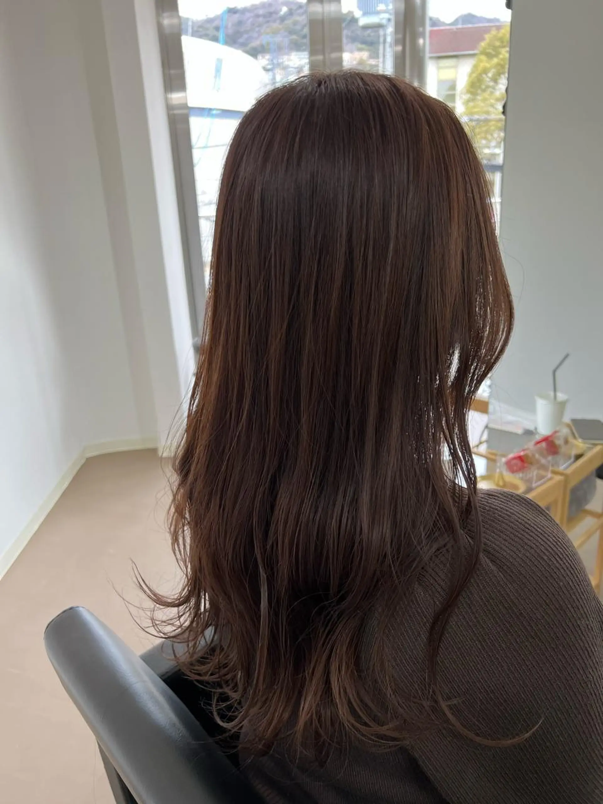 セミロング カラー ブリーチ ケアブリーチ ダブルカラー イヤリングカラー ハイライトカラー 神戸ボブ✂️ ioe三宮/田 伸佳のヘアスタイル