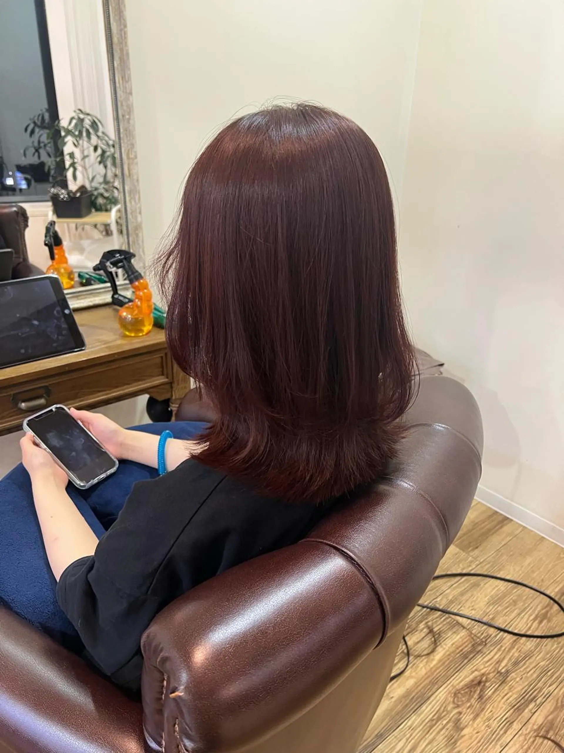 ミディアム ミディアムレイヤー レイヤーカット 染矢 優希のヘアスタイル