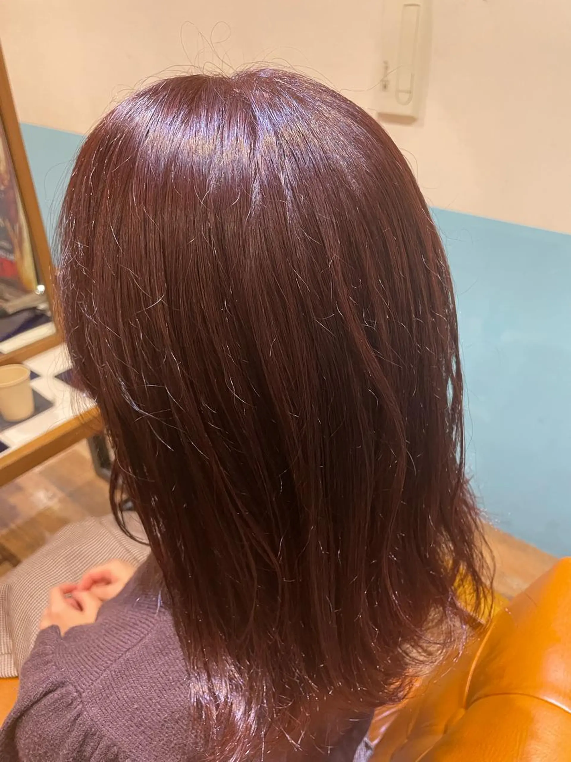 ミディアム カラー ヘアアレンジ ブラウンカラー ラベンダーカラー ピンクカラー ピンクブラウン ピンクラベンダー レイヤー/髪質改善/ 北 啓吾のヘアスタイル