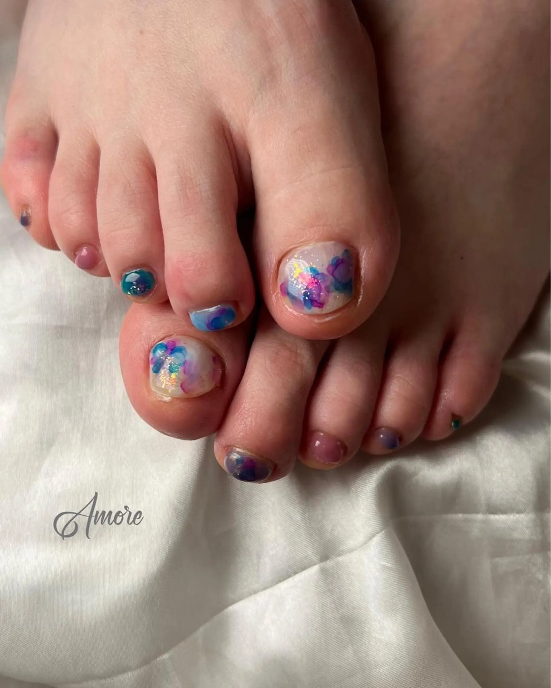 ネイル ジェルネイル 氷ネイル・うるうるネイル マグネットネイル ミラーネイル ニュアンスネイル You kyehwaのネイルデザイン