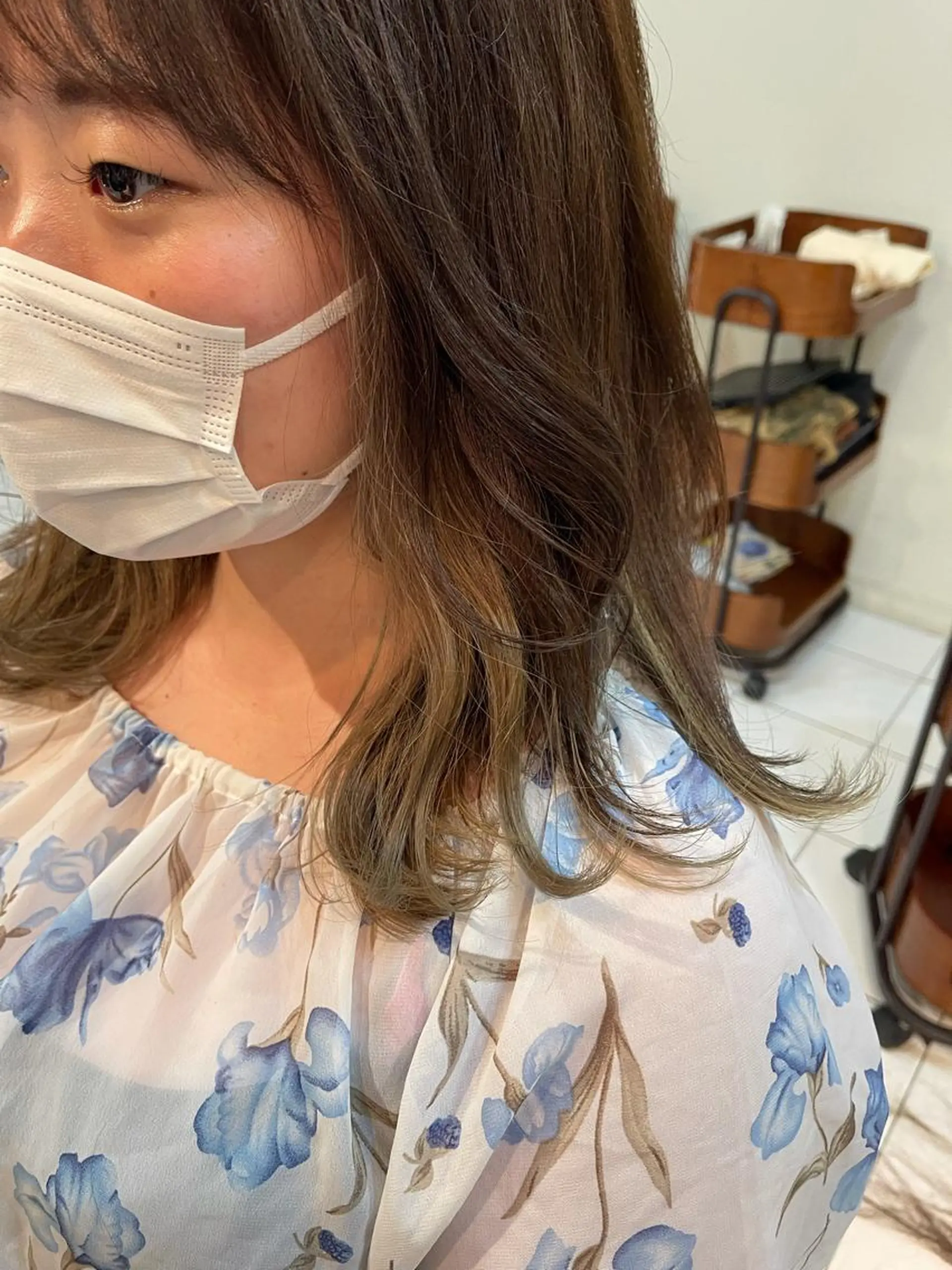 ミディアム カラー ベージュカラー カット ヘアカラー トリートメント アニメオタク美容師/ miharuのヘアスタイル