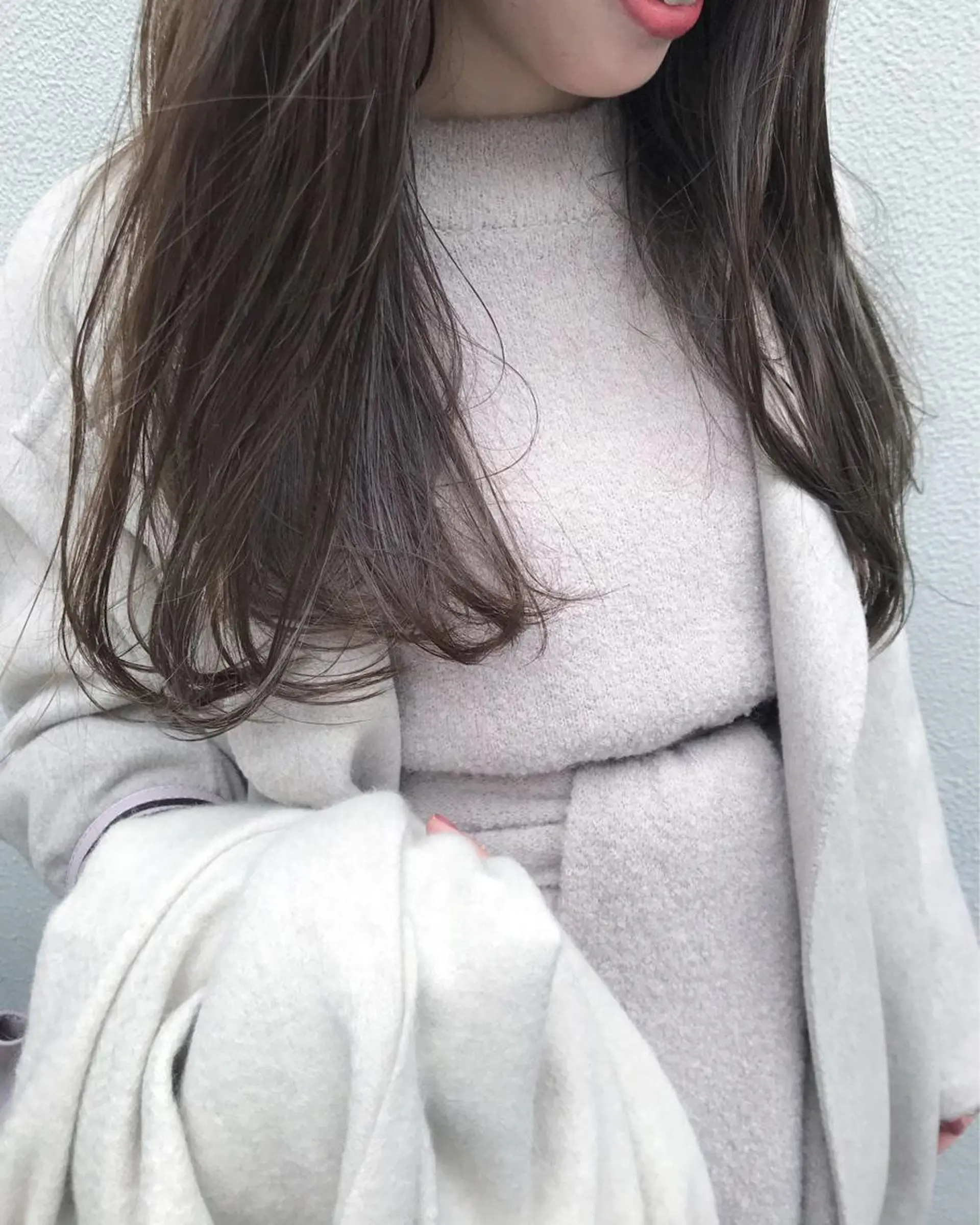 ロング ヘアカラー トリートメント さの あやねのヘアスタイル