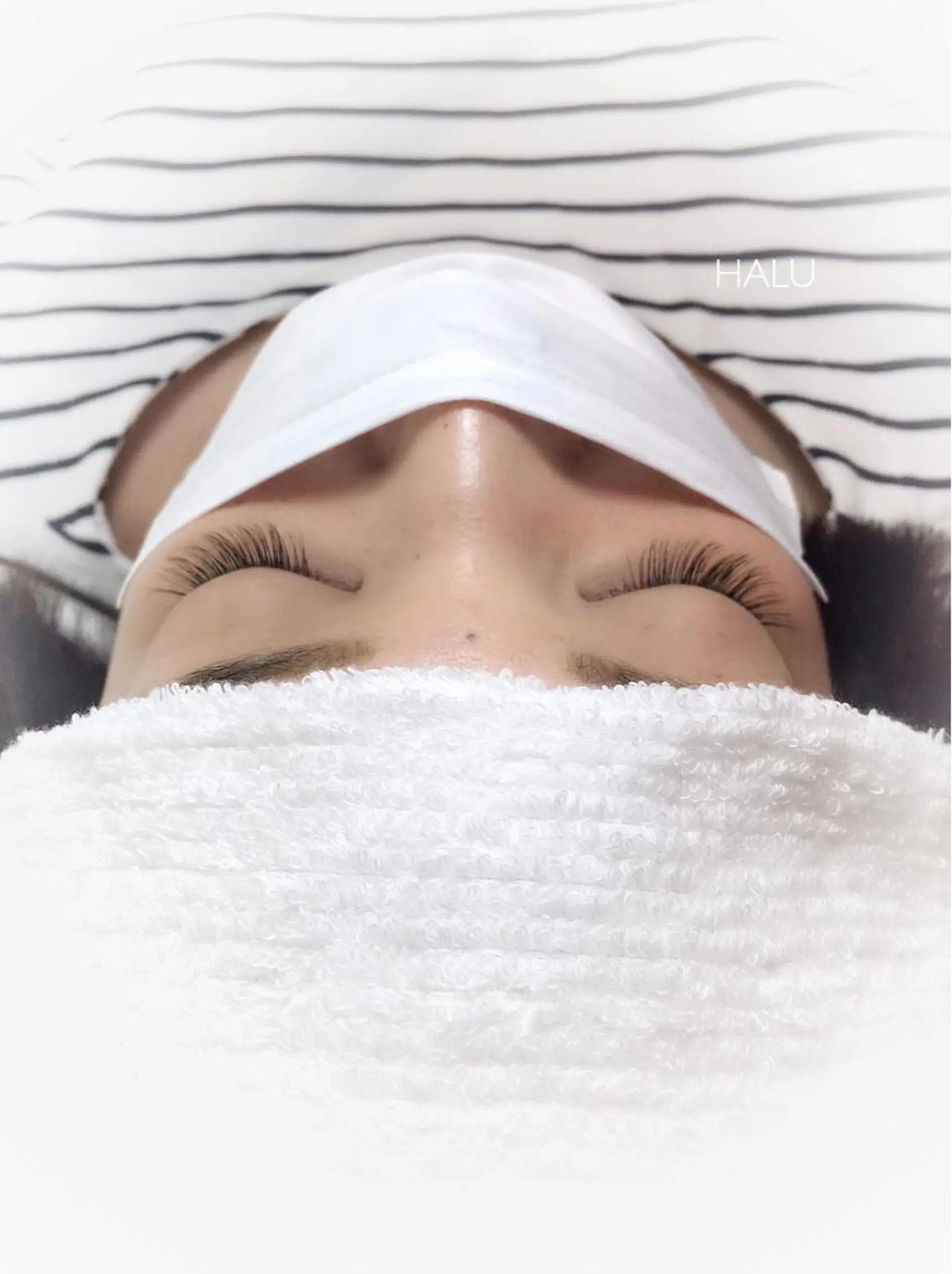 マツエク・マツパ 付け放題 Cカール HALU ハルのネイルデザイン