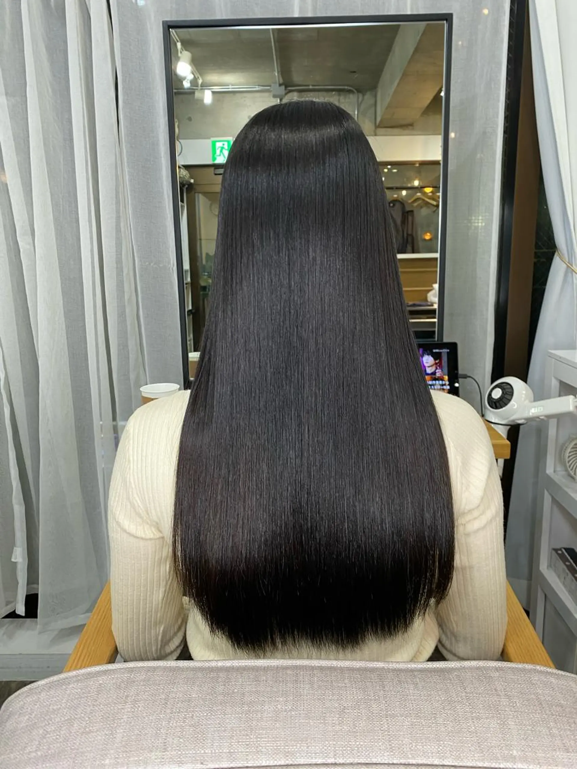 ロング 縮毛矯正 トリートメント 統括マネージャー/ 髪のドクター/前原悟のヘアスタイル