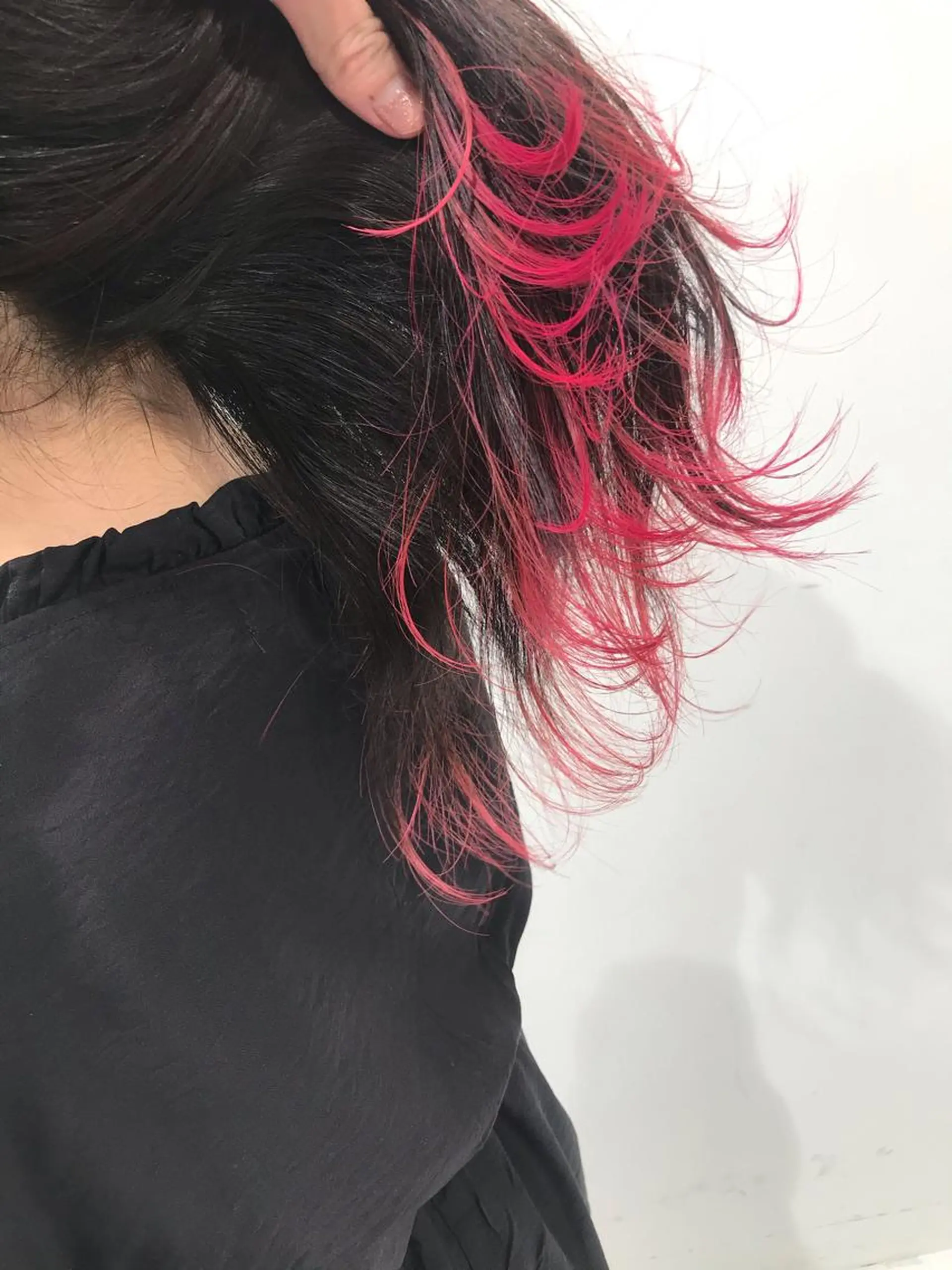 ロング カラー ヘアアレンジ ピンクカラー 特別モデル価格 タカシマイッセイのヘアスタイル